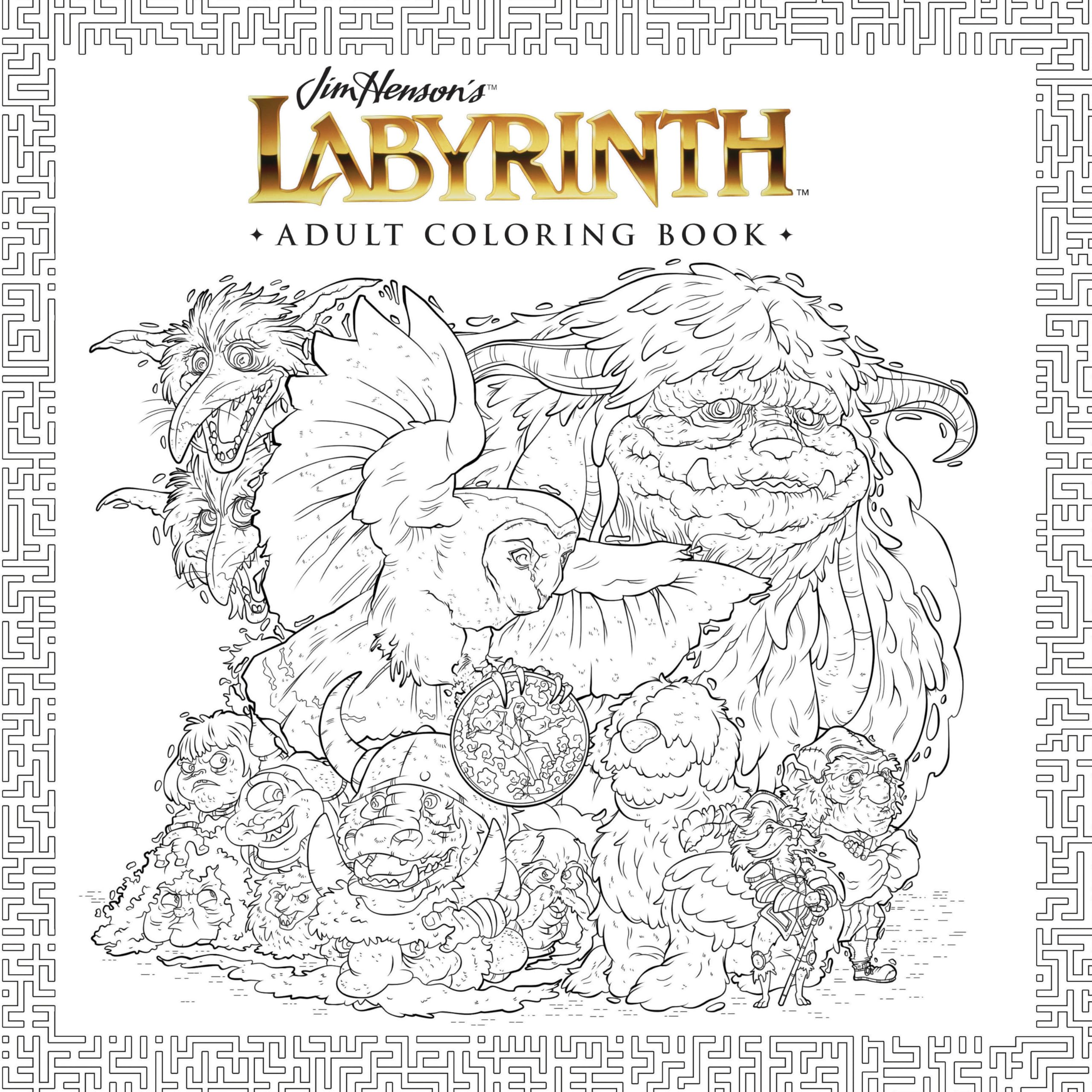 Jim Henson's Labyrinth Adult Coloring Book Paperback – Coloring Book, October 10, 2017