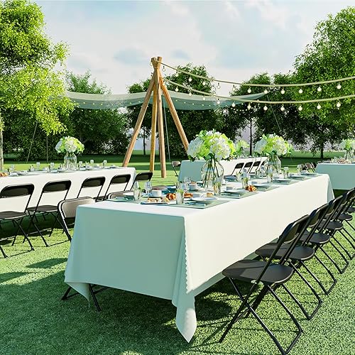 Miniatura 8 de Paquete de 10 sillas plegables negras, sillas portátiles de fiesta, silla plegable de plástico, asientos comerciales apilables con marco de acero