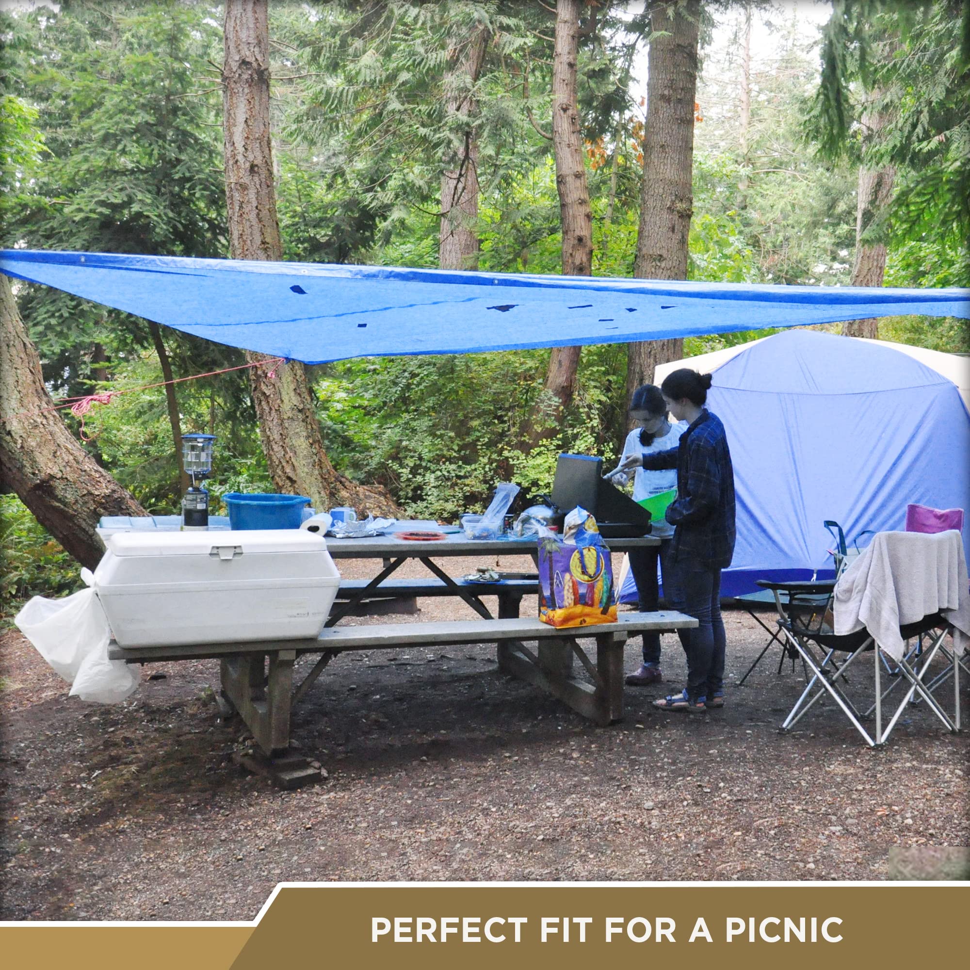 Cubierta De Lona De Polietileno Blanca De Alta Resistencia De 2x5 M