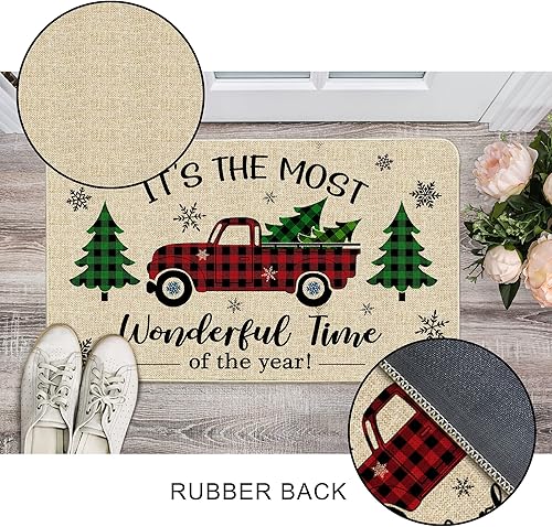 Miniatura 5 de Hexagram Tapetes de primavera para exteriores de 17 x 29 pulgadas tapetes de bienvenida de limón para puerta delantera decoración de limón para el