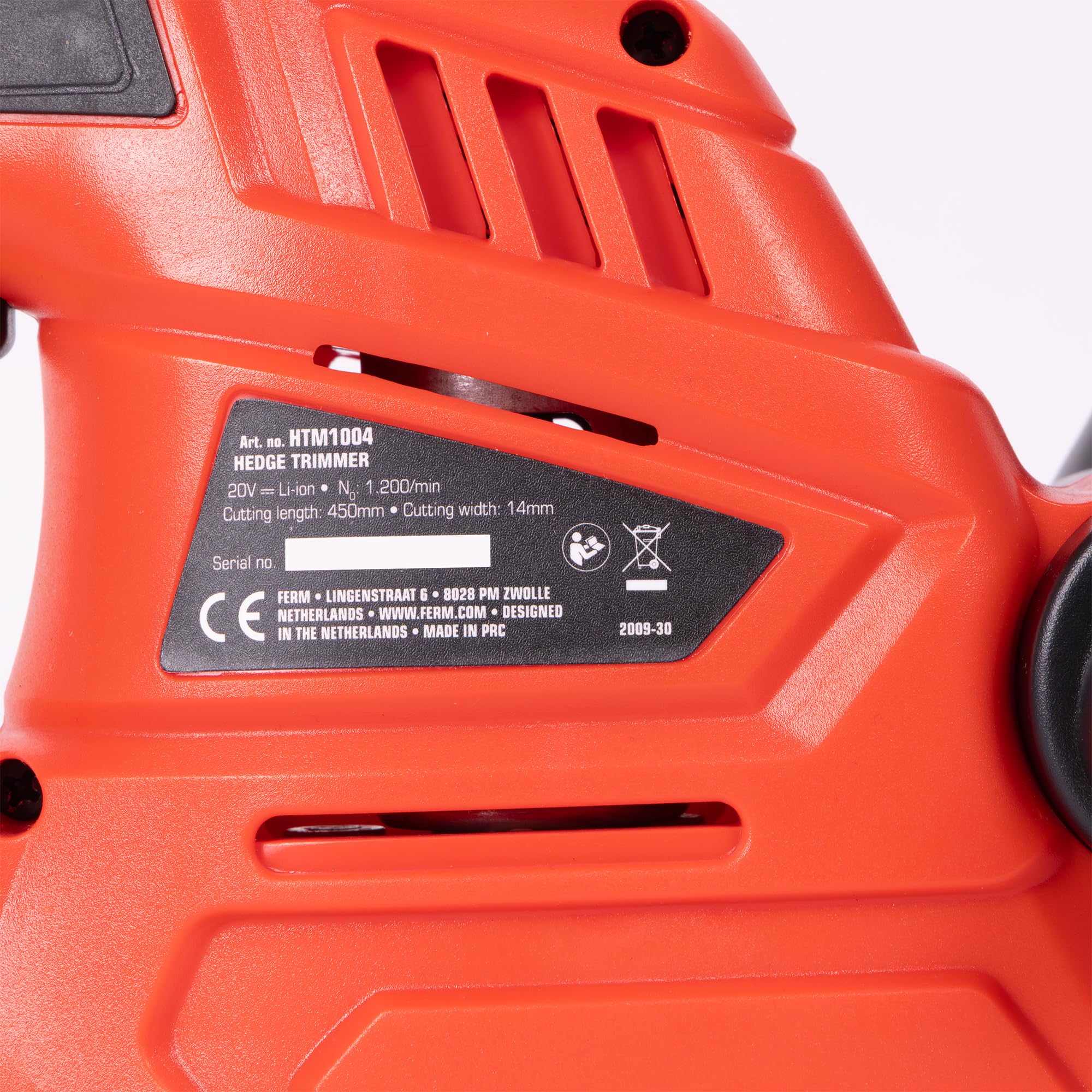 FERM Taille-Haie sans Fil 20V AX-Power – Lame 50 cm – Coupe Branches Jusqu’à 14 mm – Poignée Softgrip – Transparent Protection – Compatible Batteries 2.0/4.0Ah