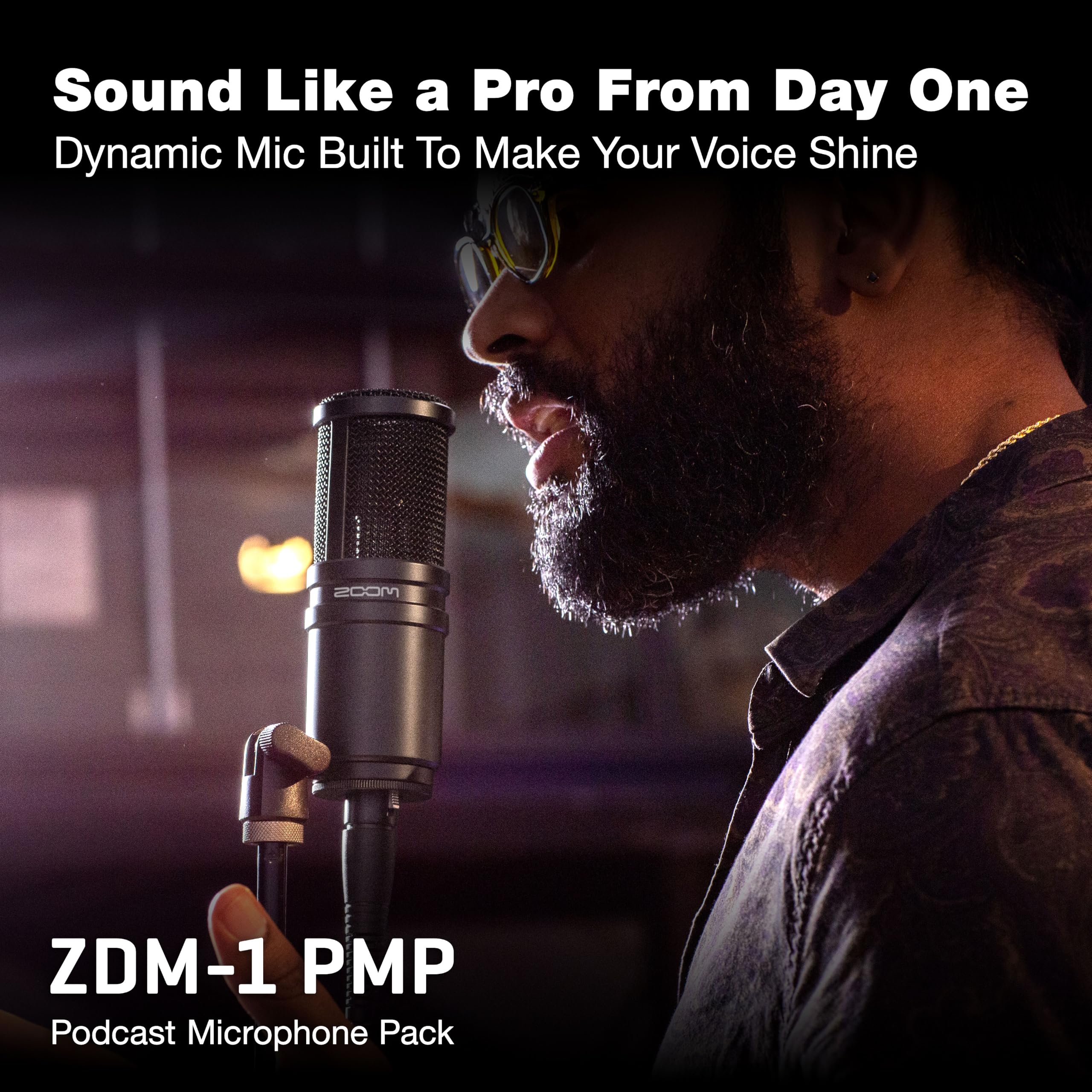 Amazon.com: Zoom ZDM-1 Podcast Mic Pack for Podcasters with