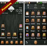 Timeless Black go launcher theme