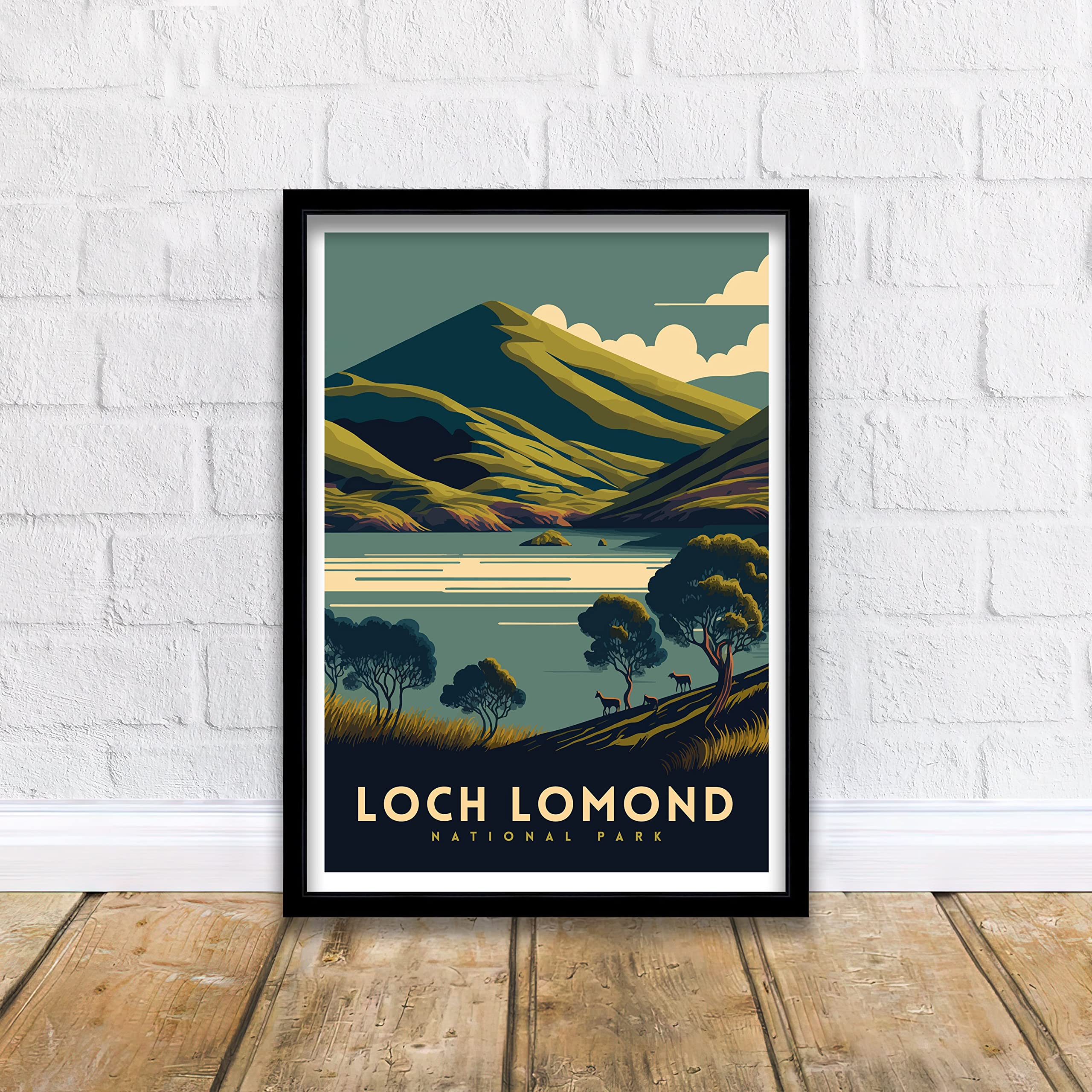 Loch Lomond Wall Art, Scotland, Loch Lomond Print, Travel Poster, Scotland Print, Photo, National Park, Scottish Highlands,94