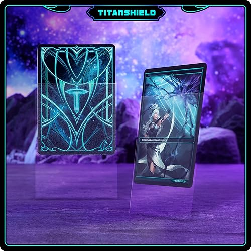 Miniatura 2 de TitanShield Paquete de 3 fundas de 450 fundas transparentes de primera calidad compatibles con juegos de mesa de tamaño estándar, MTG Magic The