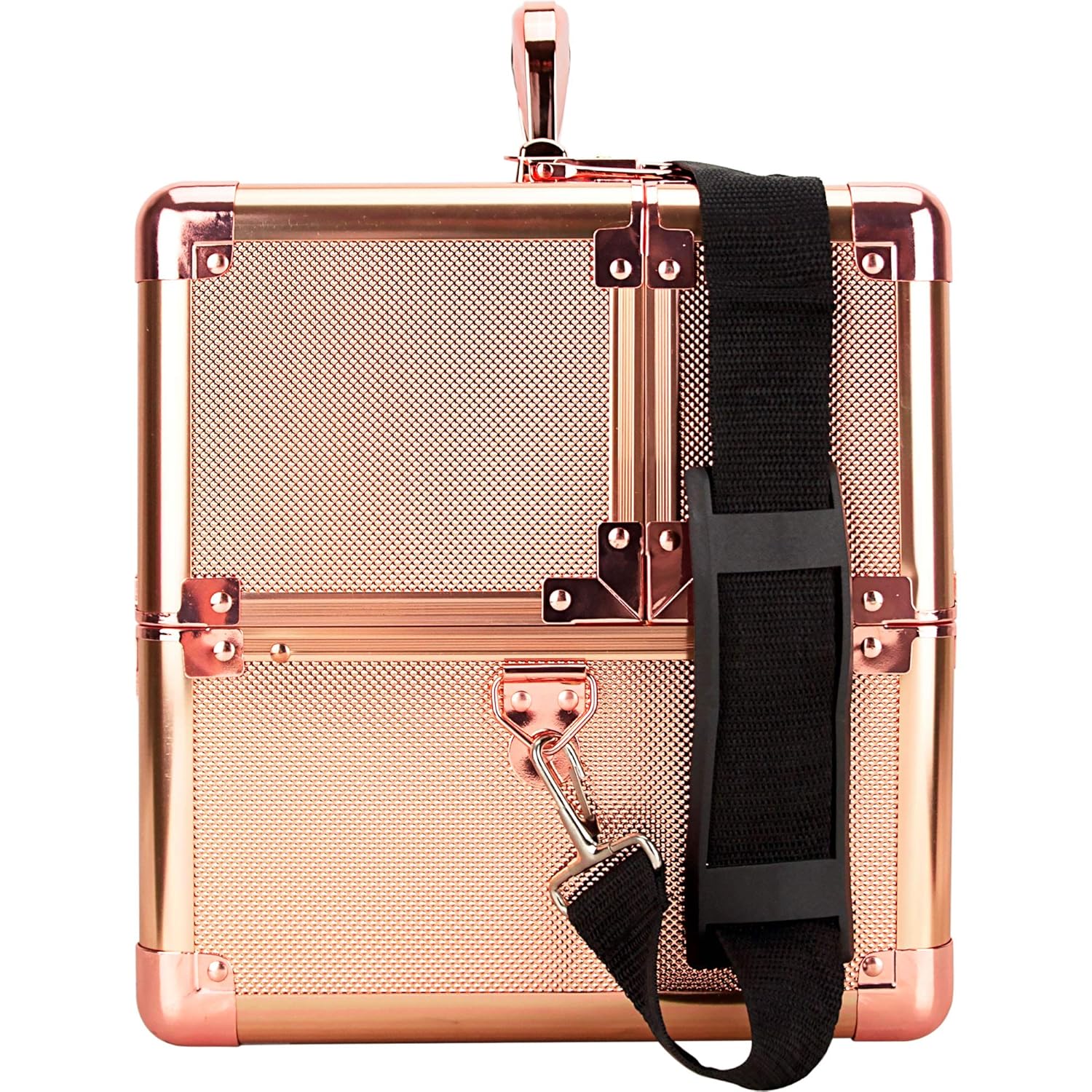 Ver Beauty 3 Easy Slide Extendable Trays Professional Cosmetic Makeup Train Case Organizer Travel Dividers - Vk003, Rose Gold Dot (VK003-75) : Everything Else
