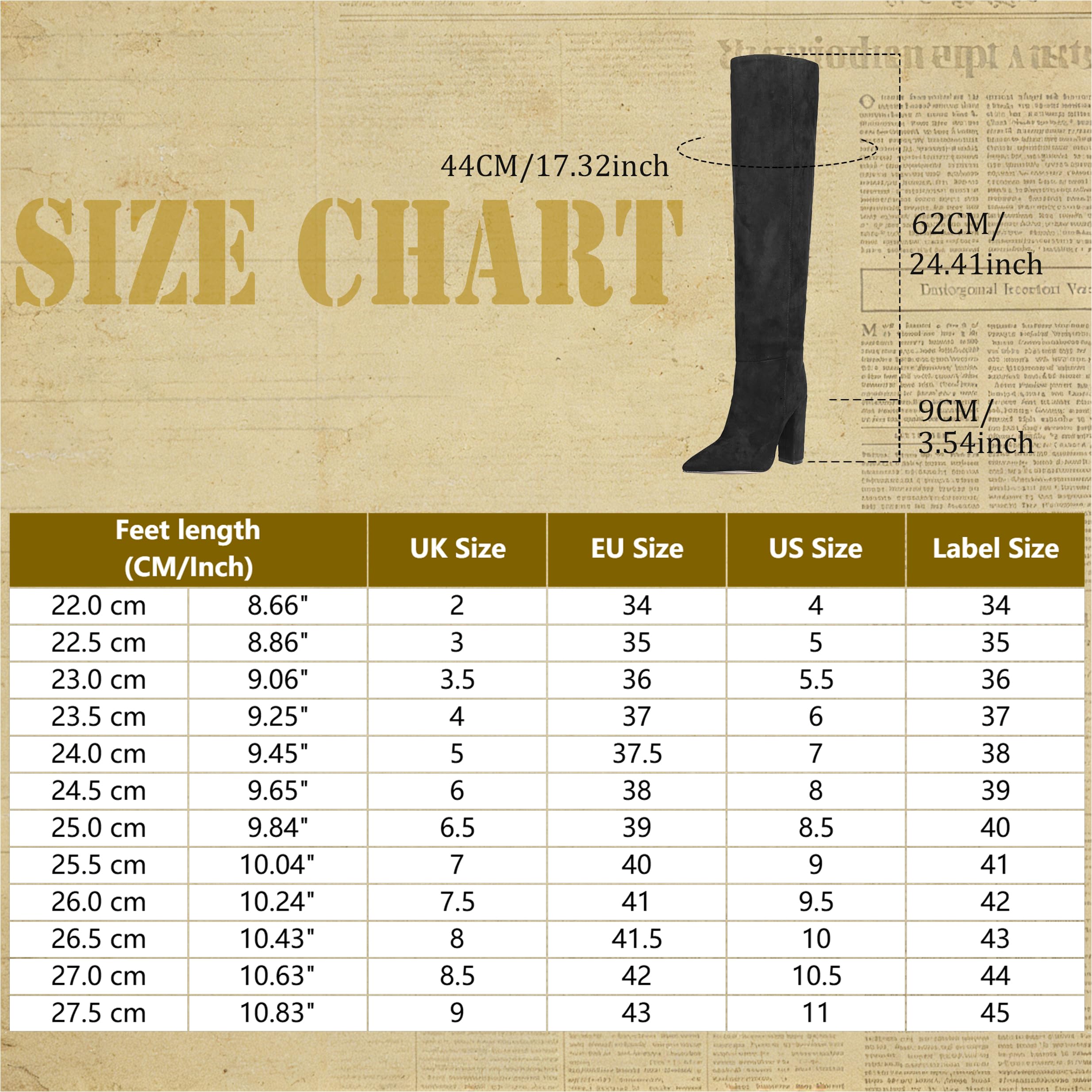 Damen Stiefel über dem Knie Wide Calf Slouch