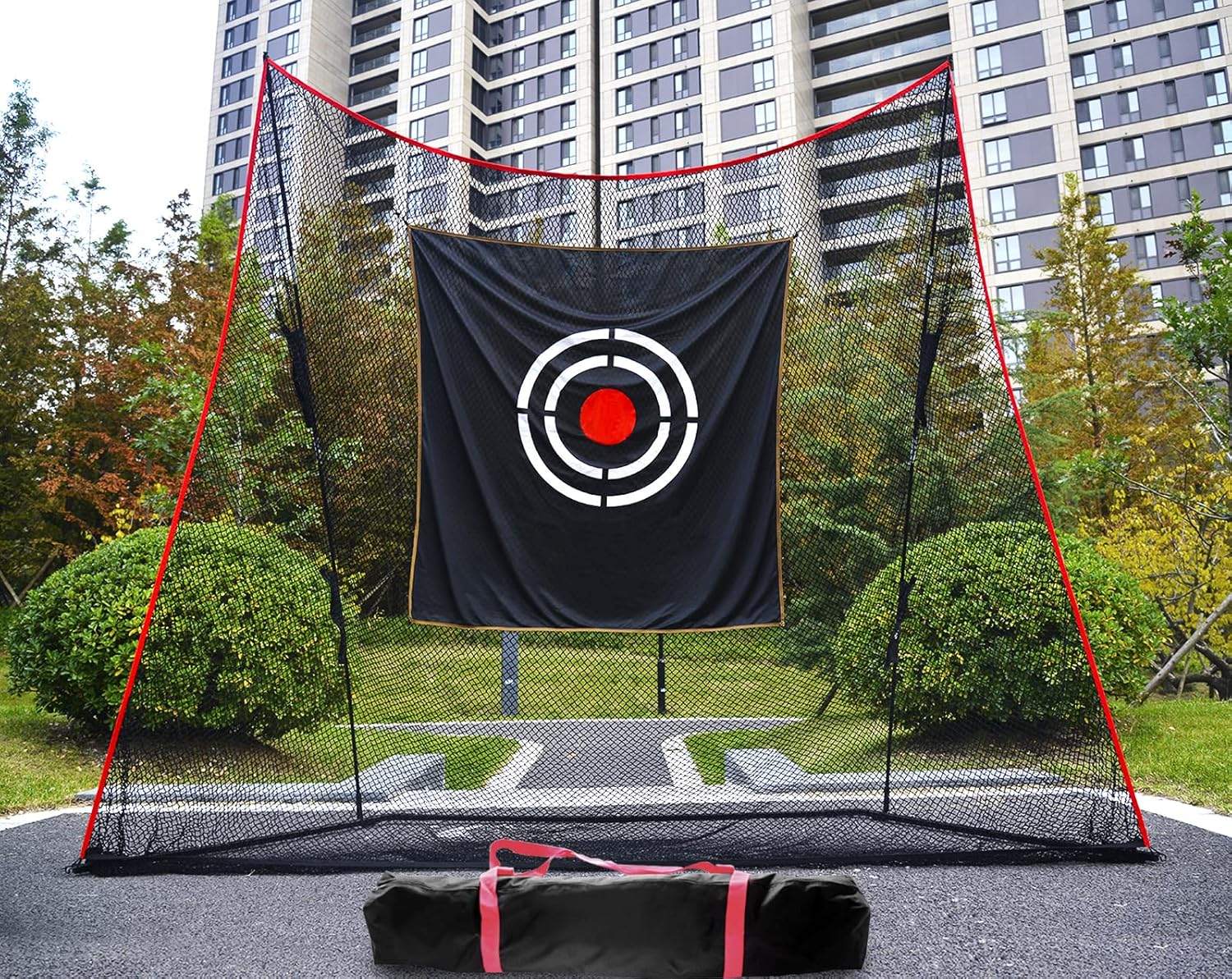 Golf Practice Net,12x10FT Golf Hitting Net Backyard Golf Driving Net with Golf Target & Carry Bag，Large Indoor Golf Hitting Practice Net Backyard Golf Training Net. : Sports & Outdoors