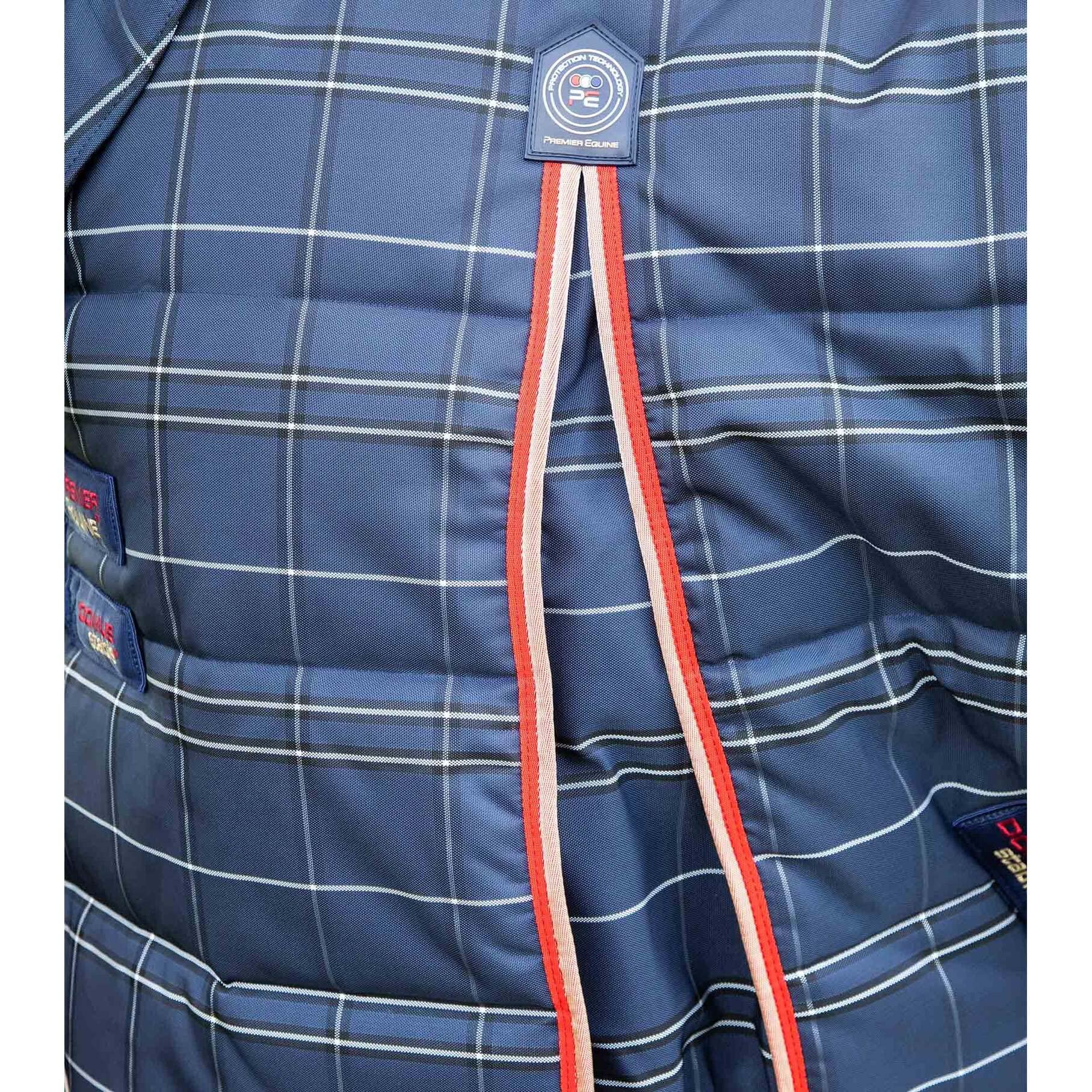 Coperta da scuderia per cavalli con copricollo Premier Equine Domus 400 g