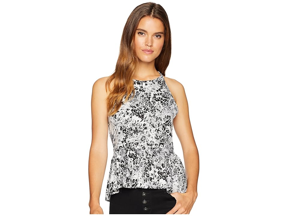 

Volcom Soul Window Top (Black/White) Women's Clothing