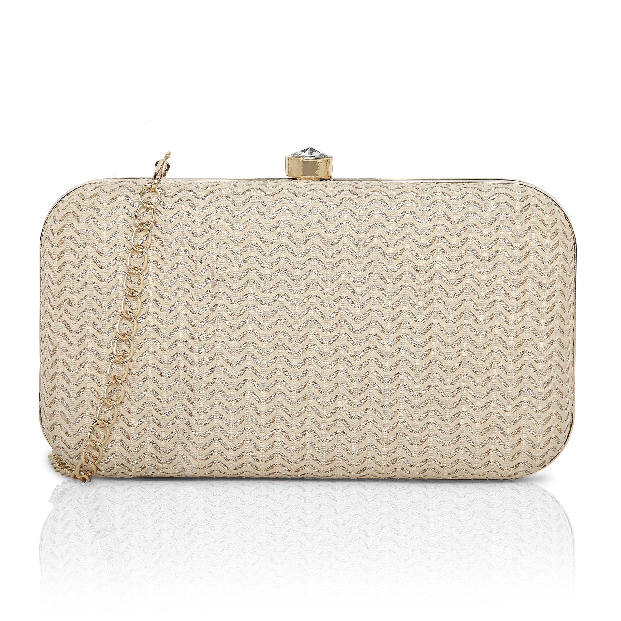 Laviewomens Sparkle Framed Clucth Clutch (pack of 1)