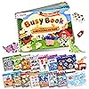 JoyCat Preschool Busy Book for Toddlers 3-5, Learning Activities, Educational Sensory Toys, Autism Learning Material, Back to School, Birthdays Presents for Boys Girls