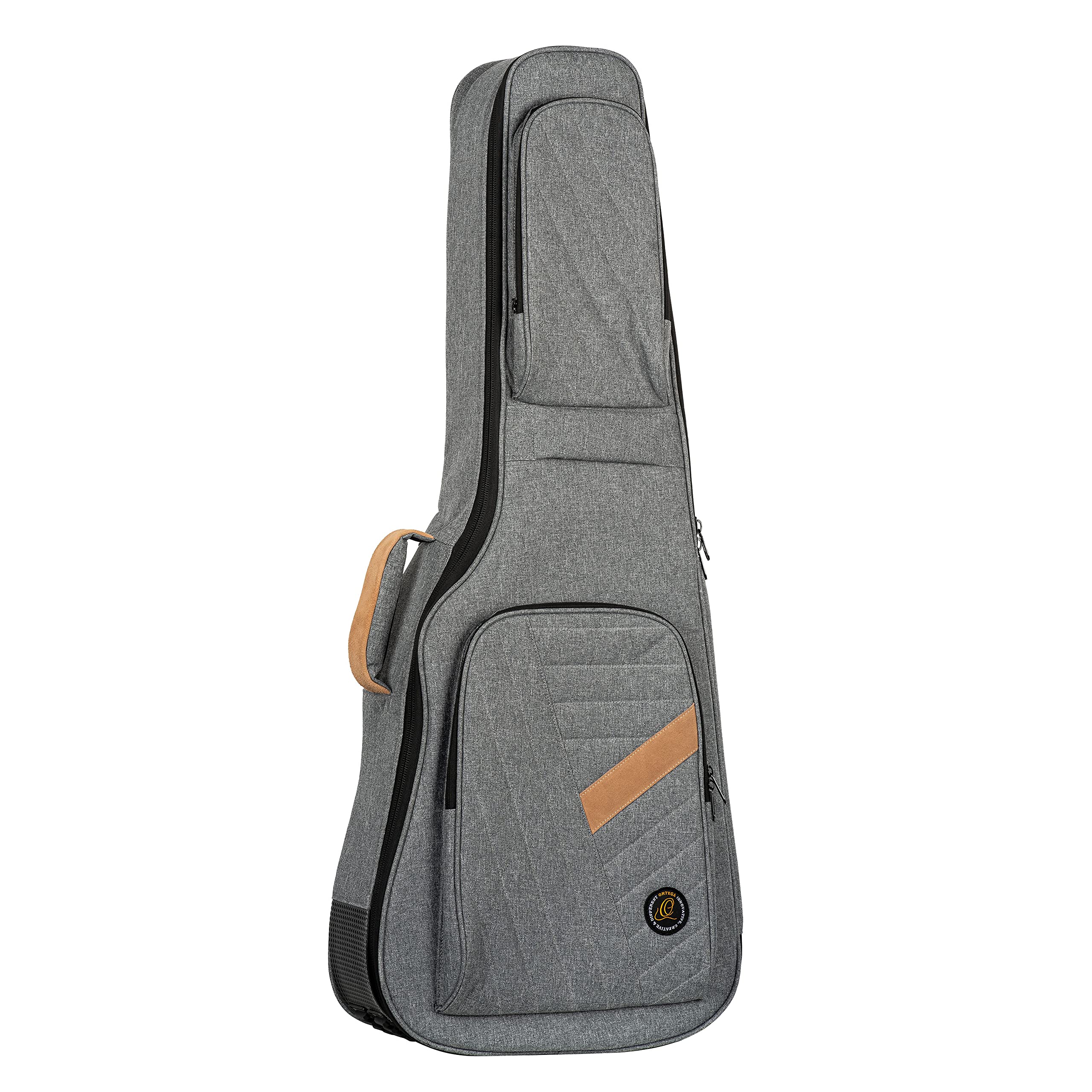 Ortega Guitars Deluxe Guitar Gigbag - Klassische 4/4 Gitarren Tasche - Höhe 105 cm - Breite 38 cm - Baumwolle, Grau (OGBCL-DLX-GY)