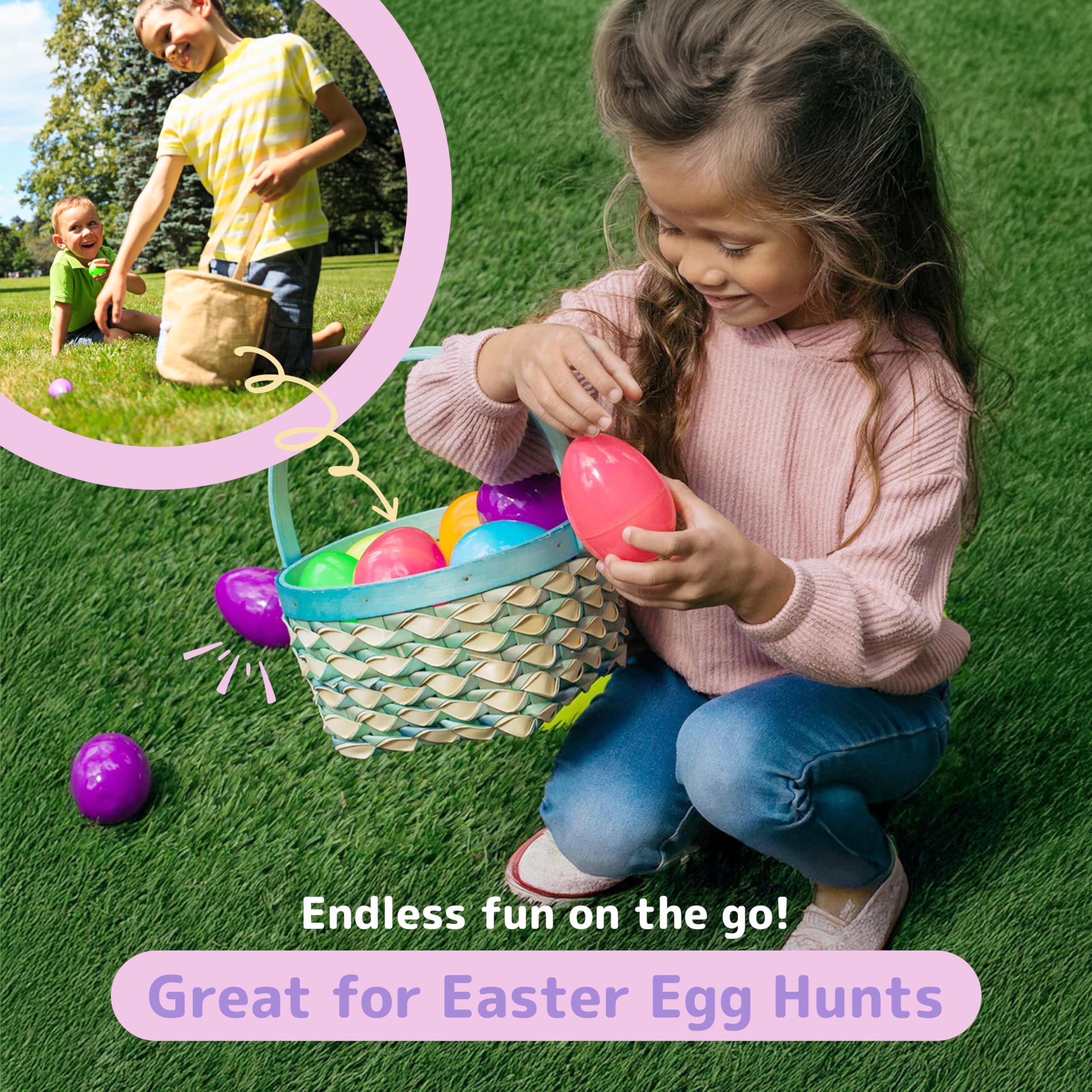 Amazon.co.jp: Prextex 3.5インチ 充填済みイースターエッグ 12個