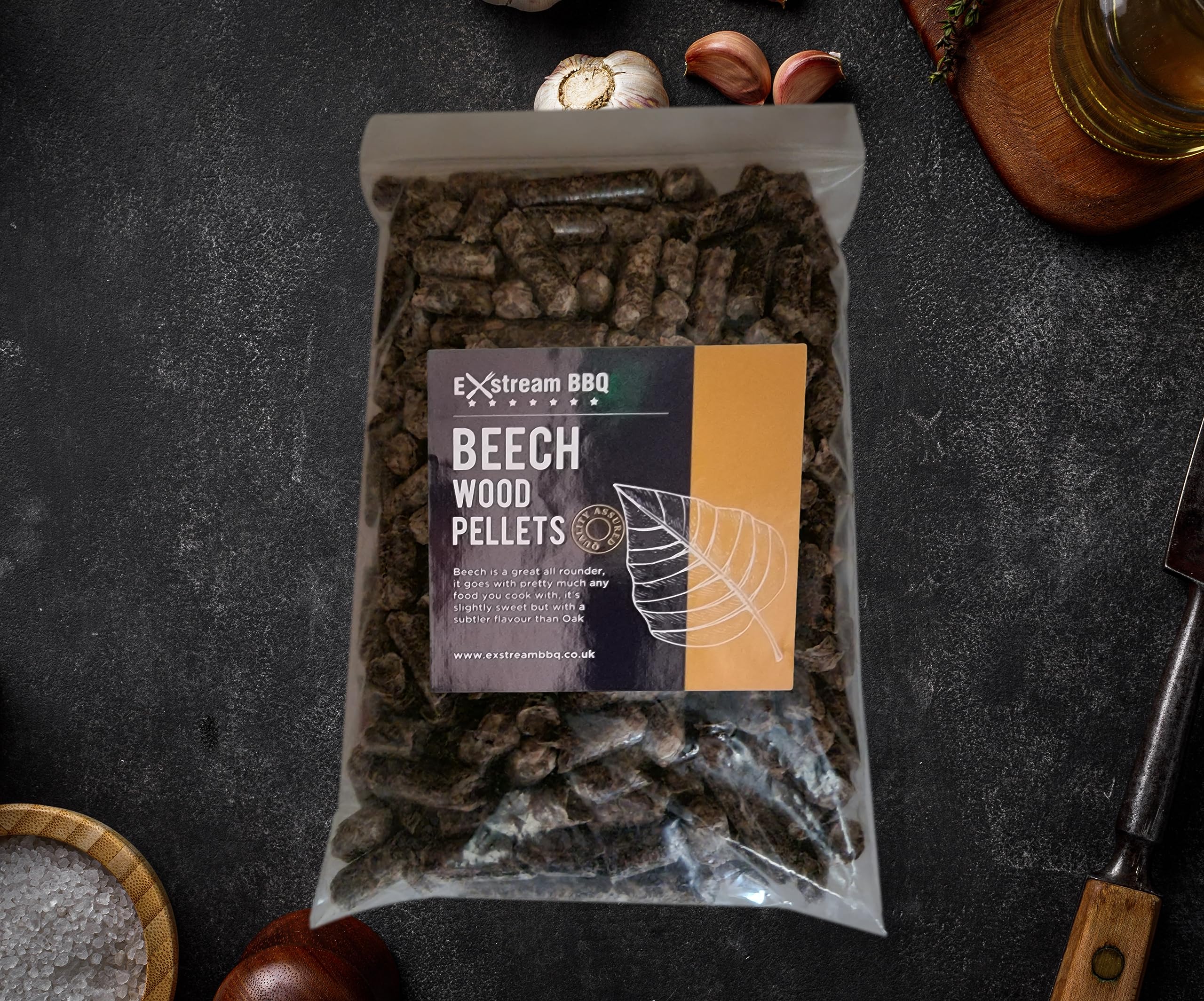 Exstream Brown Bbq 150G Pellet Variety Pack For Use With Ninja Electric Smokers - Resealable Bags (Beech)