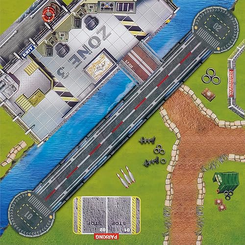 Miniatura 7 de Juego de base militar de 47 piezas, juego de hombres del ejército con accesorios de vehículos, soldado ejército y mapa de juego, mini tanque de