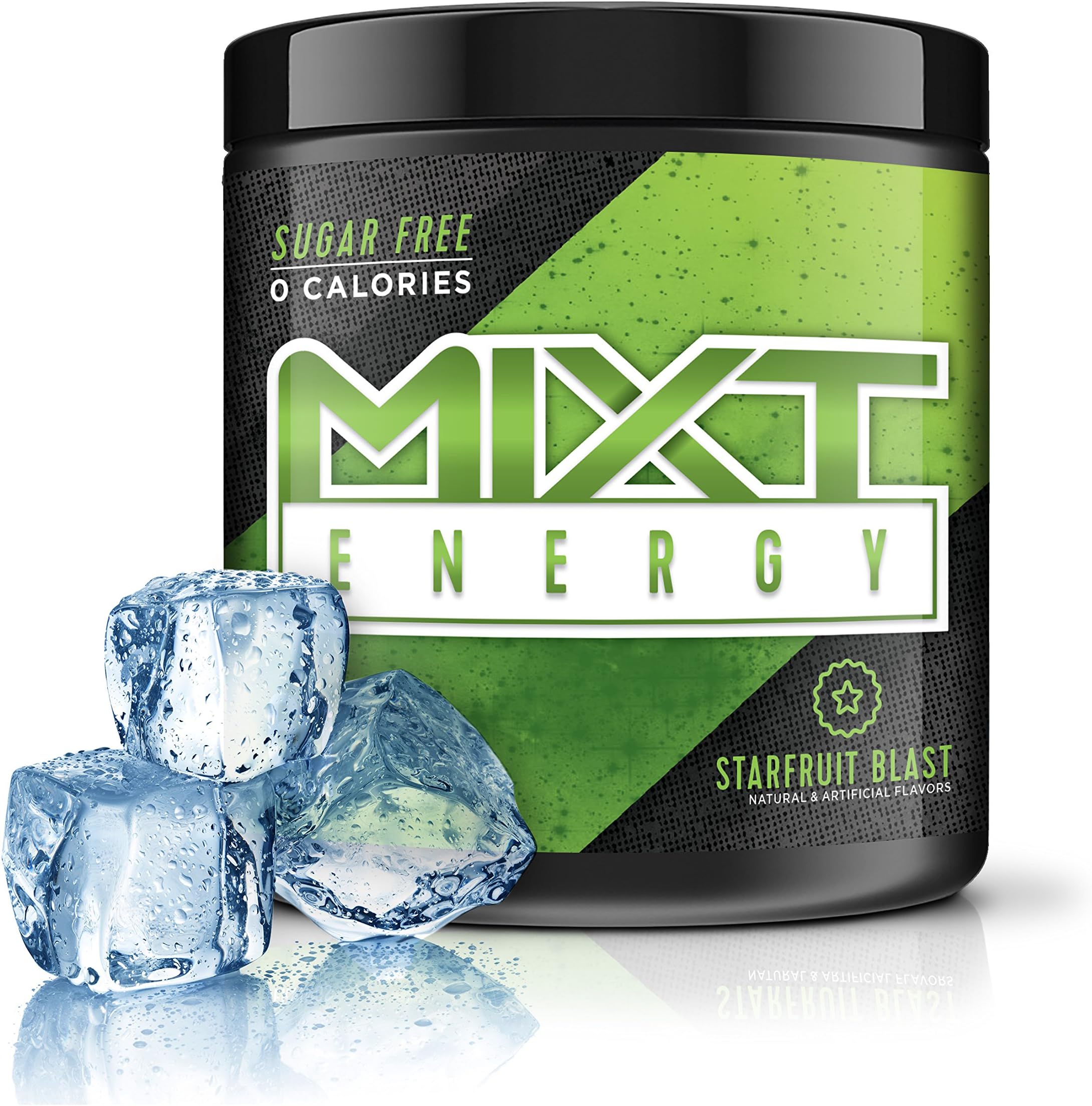 MIXT Energy Supplement, Designed for Energy and Focus, 8 Hour Energy Drink, Awesome Taste, Gaming Energy, Keto Approved (60 Servings, Starfruit Blast)