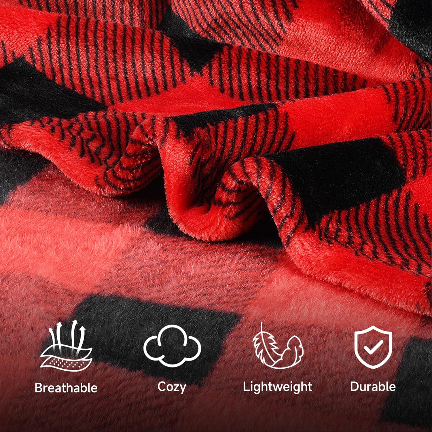 Catalonia Hooded Wearable Blanket Poncho for Adult Women Men, Fleece Wrap Blanket Cape with Hood | Warm, Soft, Cozy, Snuggly | Comfort Gift, No Sleeves - Image 6