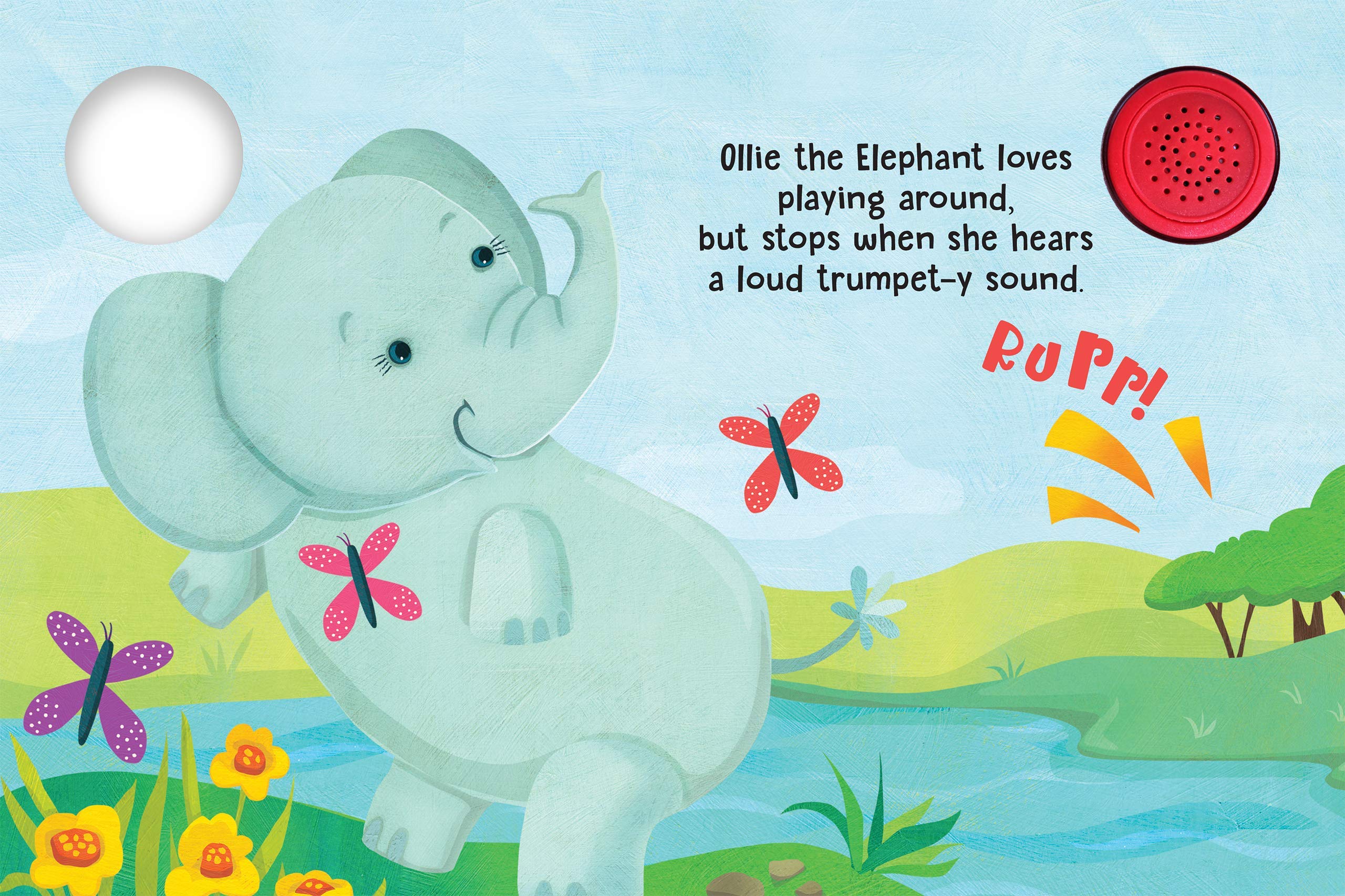 Ollie the Elephant - Sound Book - Novelty Book - Interactive Children's Board Book