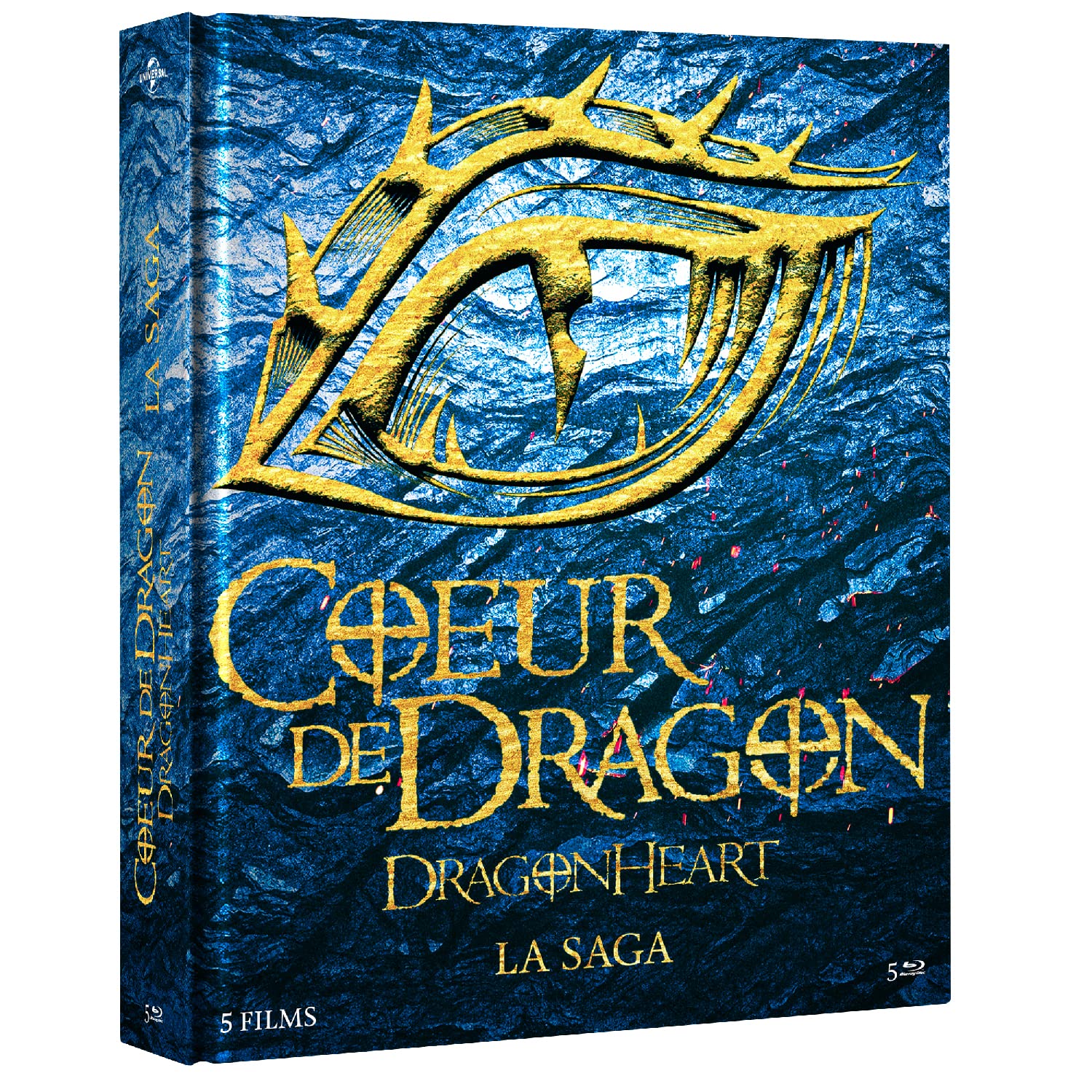 [Elephant Films] - Coeur de Dragon - DragonHeart - L'intégrale 5 films - Mediabook 5 Blu-ray