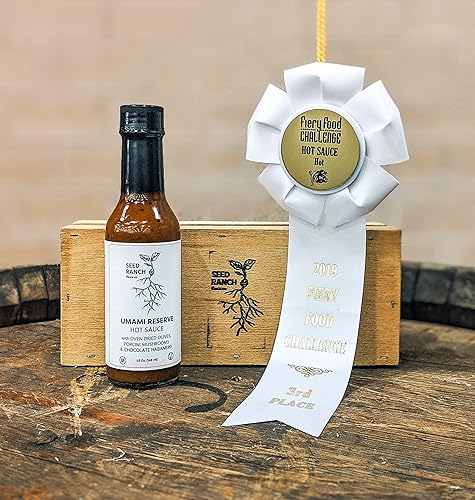 Miniatura 5 de Seed Ranch - Reserva Umami Hot paquete de 3  Chocolate Habanero Heat  Salsa picante orgánica gourmet salada  Ganador del premio