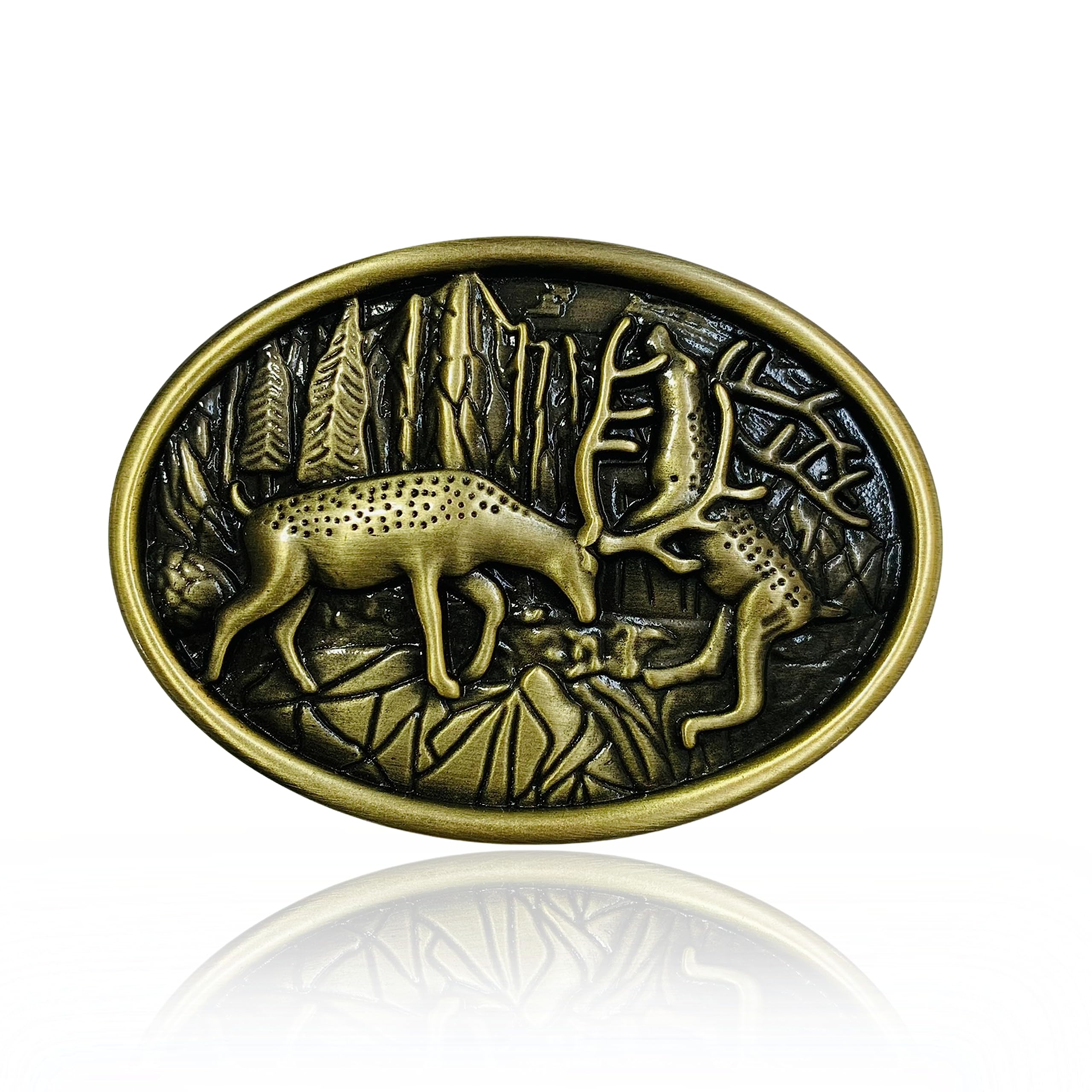 craft by universal CBU- Cowboy Cowgirl Western Buckle For Belt.Men & Women (40mm) [KB-01] (Cowboy Cowgirl 3rd)-picture-41