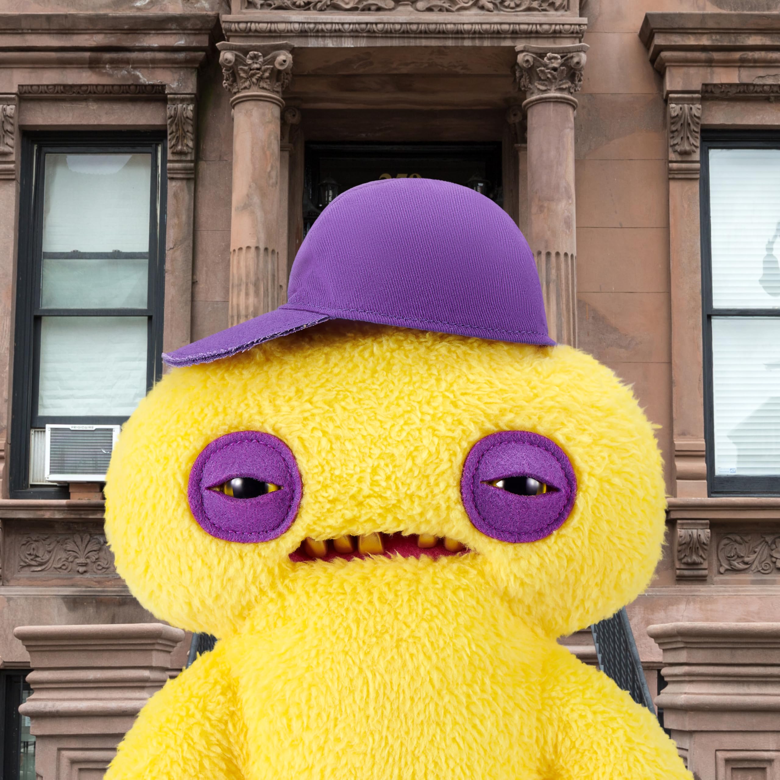 Fuggler Fugg Life 9-Inch Plush Toy (Squidge) by ZURU, Funny Ugly Monster Stuffed Animal with Human-Like Teeth - Image 3