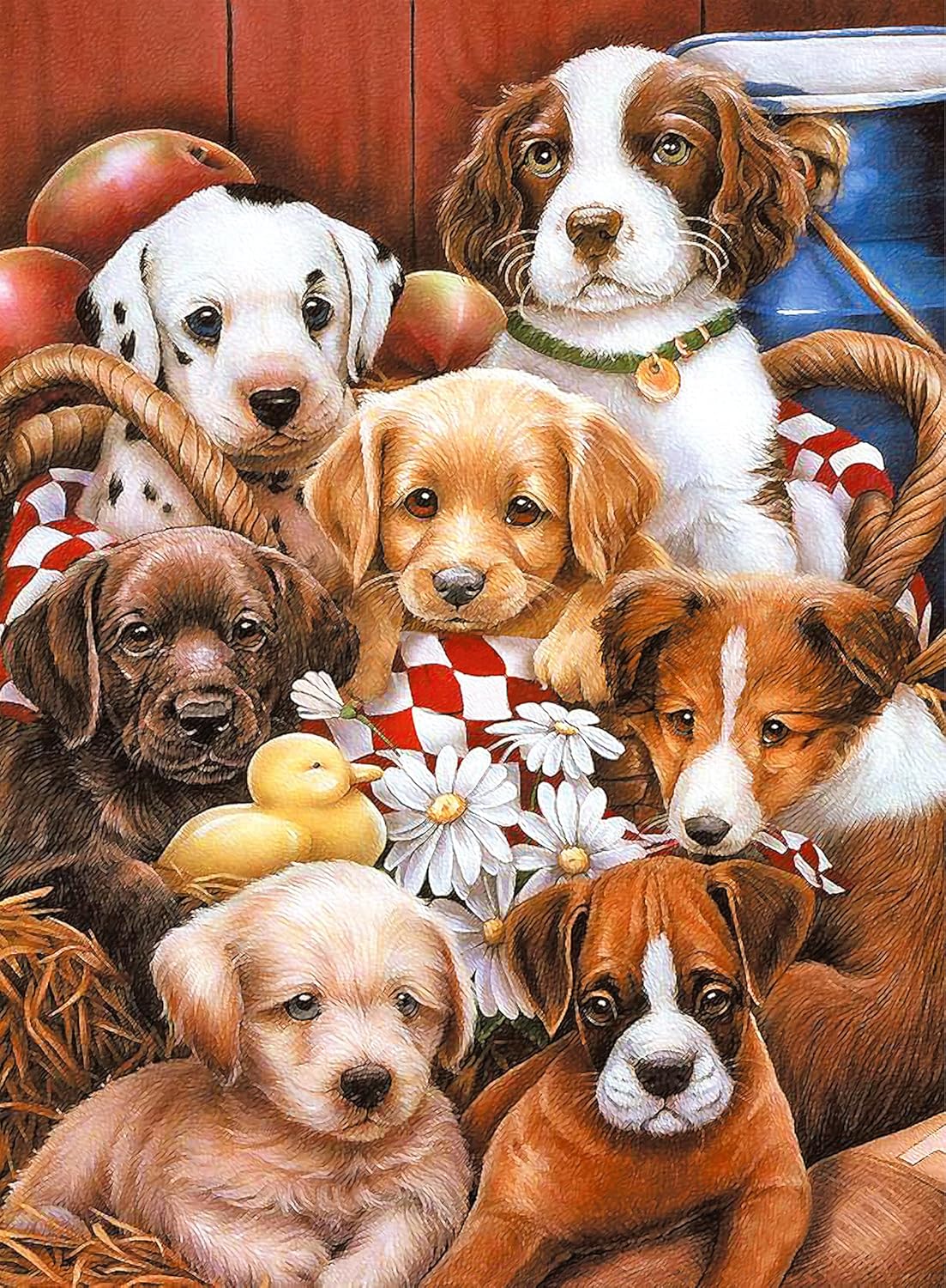 100 Piece Puzzles For Kids Funny Dog 100 Piece Puzzles For Adults, The Great Escape 100 Pieces Jigsaw Puzzle For Kids Ages 4-8, A Running Dog Puzzle For Seniors Elderly Dementia Alzheimer's Activities