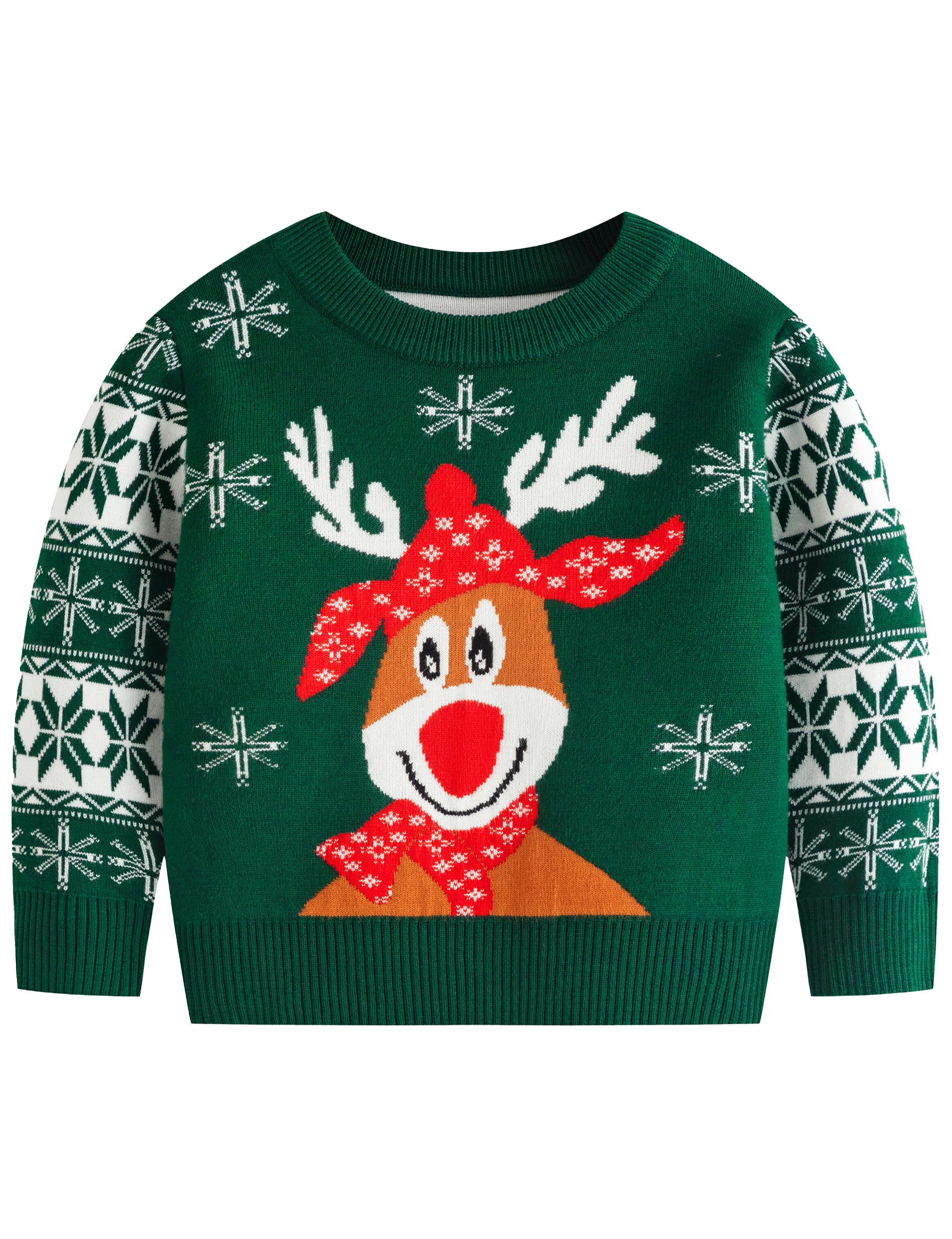 Remimi Kids Christmas Sweater for Toddler Girls Boys Holiday Pullover Top