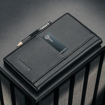 TORRO Golf Scorecard Holder – Genuine Leather Golf Score Card Wallet with Card Slot and Pencil Loop