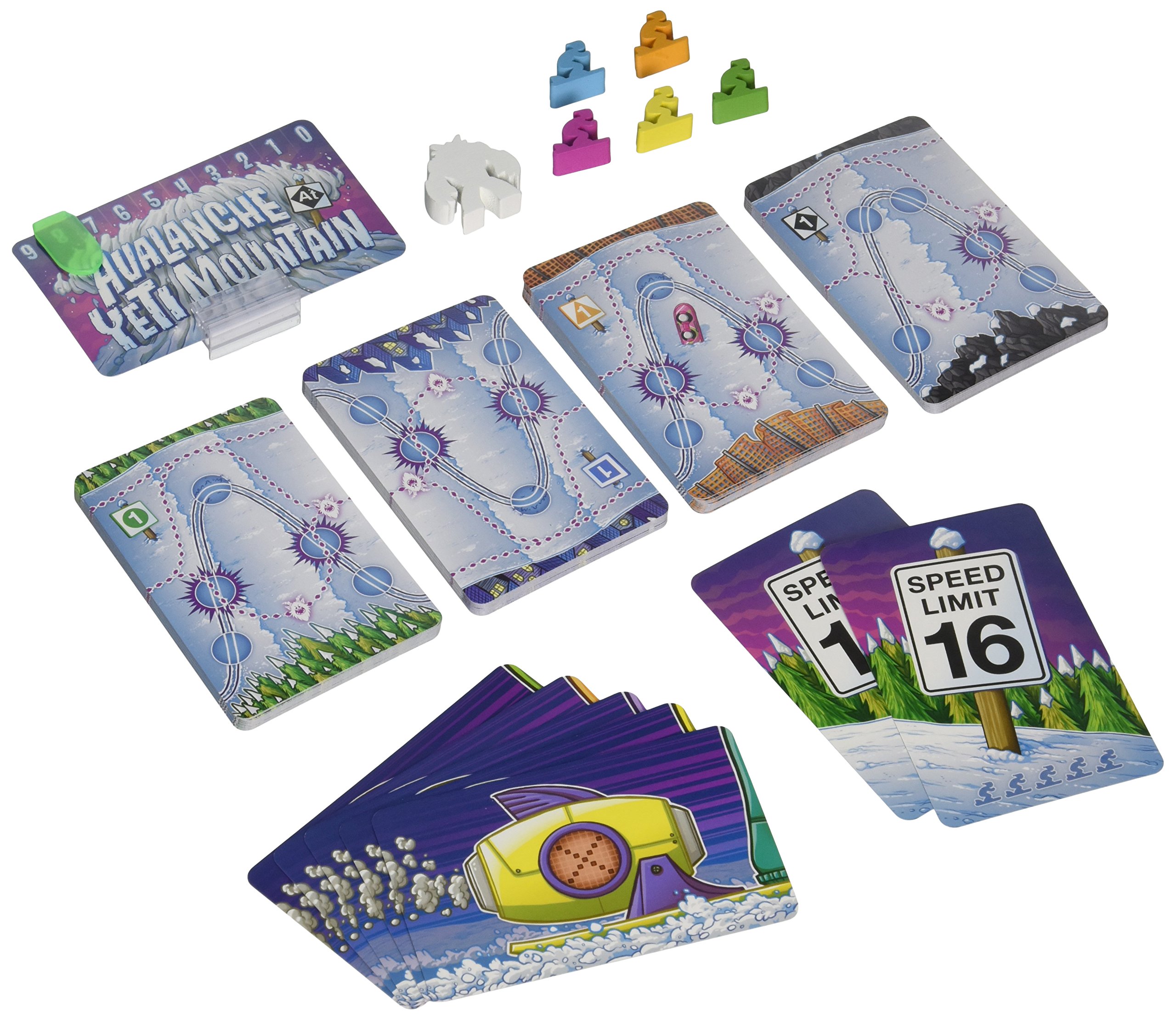 Amazon.com: Green Couch Games 雪崩at Yeti Mountain 紙牌遊戲: 玩具和遊戲