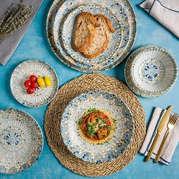 Bonna Plate - Luca Mosaic - Porcelain - 23 cm (1000cc)