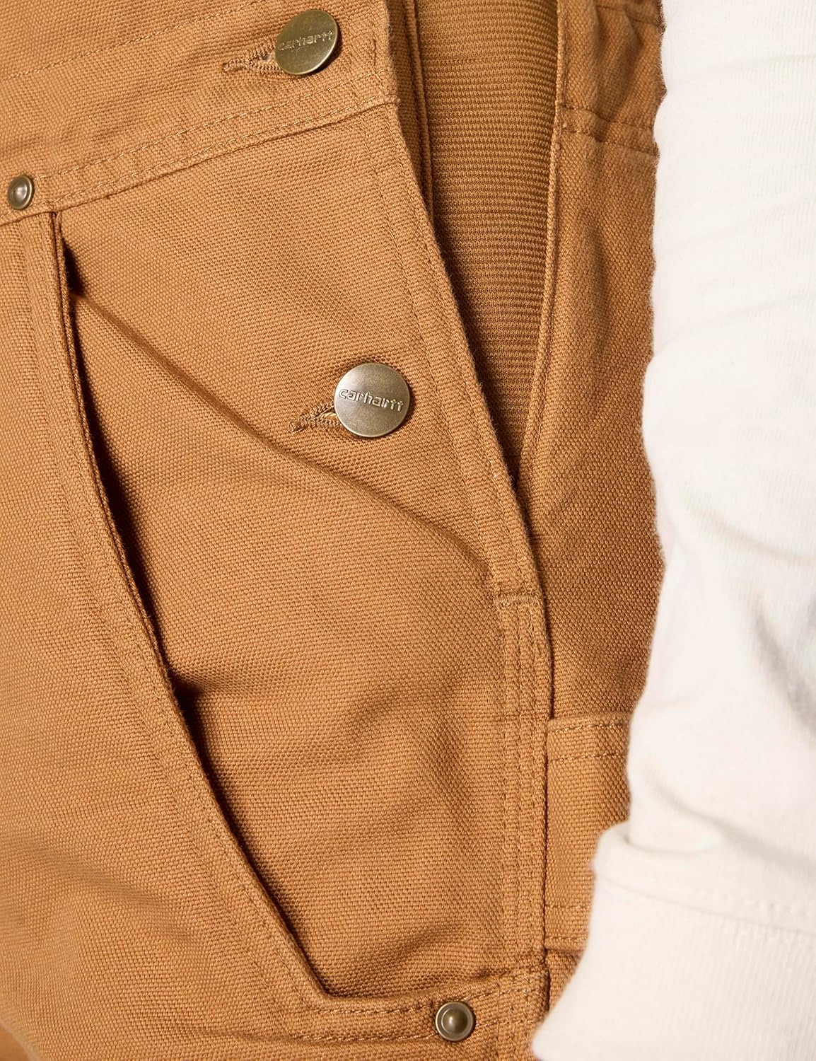 Carhartt Women's Relaxed Fit Washed Duck Insulated Bib Overall - Image 4