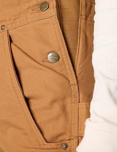 Miniatura 4 de Carhartt - Overol con peto aislado de tela de pato lavada, con ajuste relajado, para mujer
