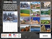 Vista 102 de Calendario de pared mensual 2025 de México, 12 meses, fabricado en Estados Unidos