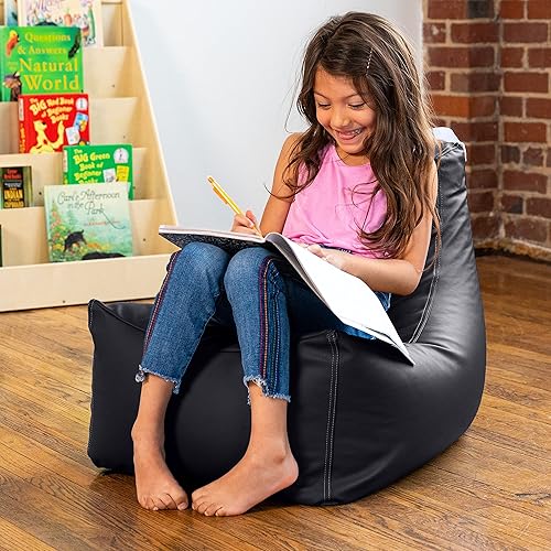 Miniatura 6 de Jaxx Juniper Jr - Puf infantil para aula, vinilo de alta calidad, turquesa