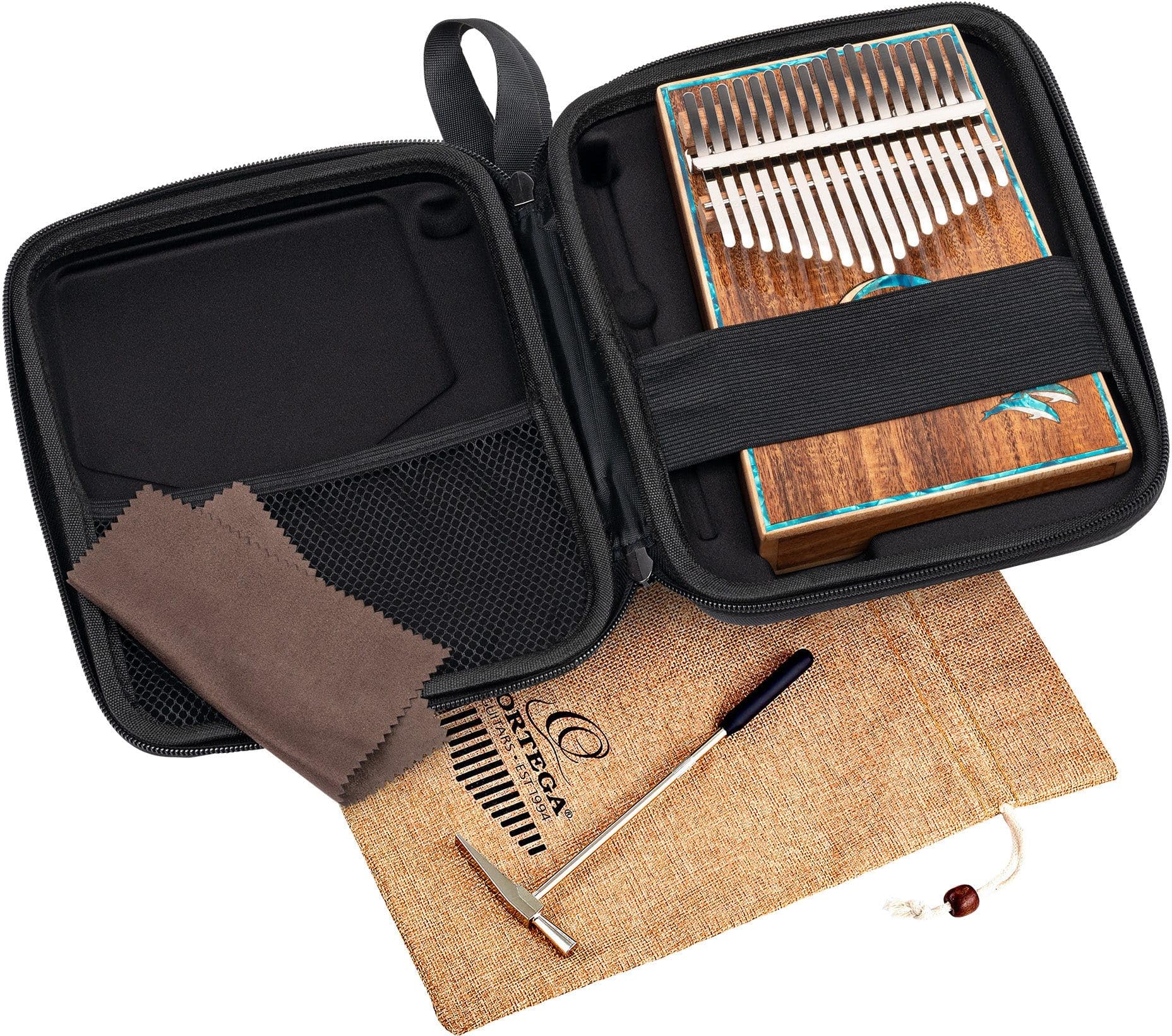 Ortega OKB30TH-DO 30th Anniversary Series Acoustic Kalimba 17 notes