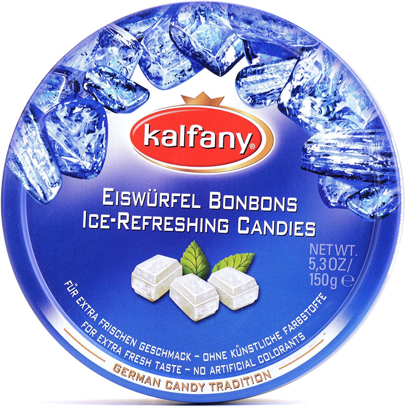 Eiswürfel Bonbons (Ice-refreshing Candies) 150g Tin