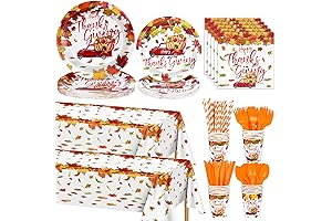 194 Piece Thanksgiving Table Settings