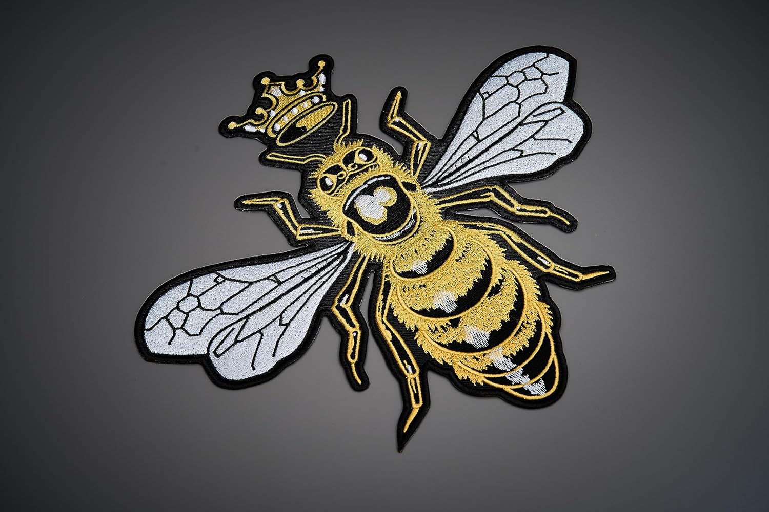 Queen Bee Patch for Vest/Iron-on/Sew on