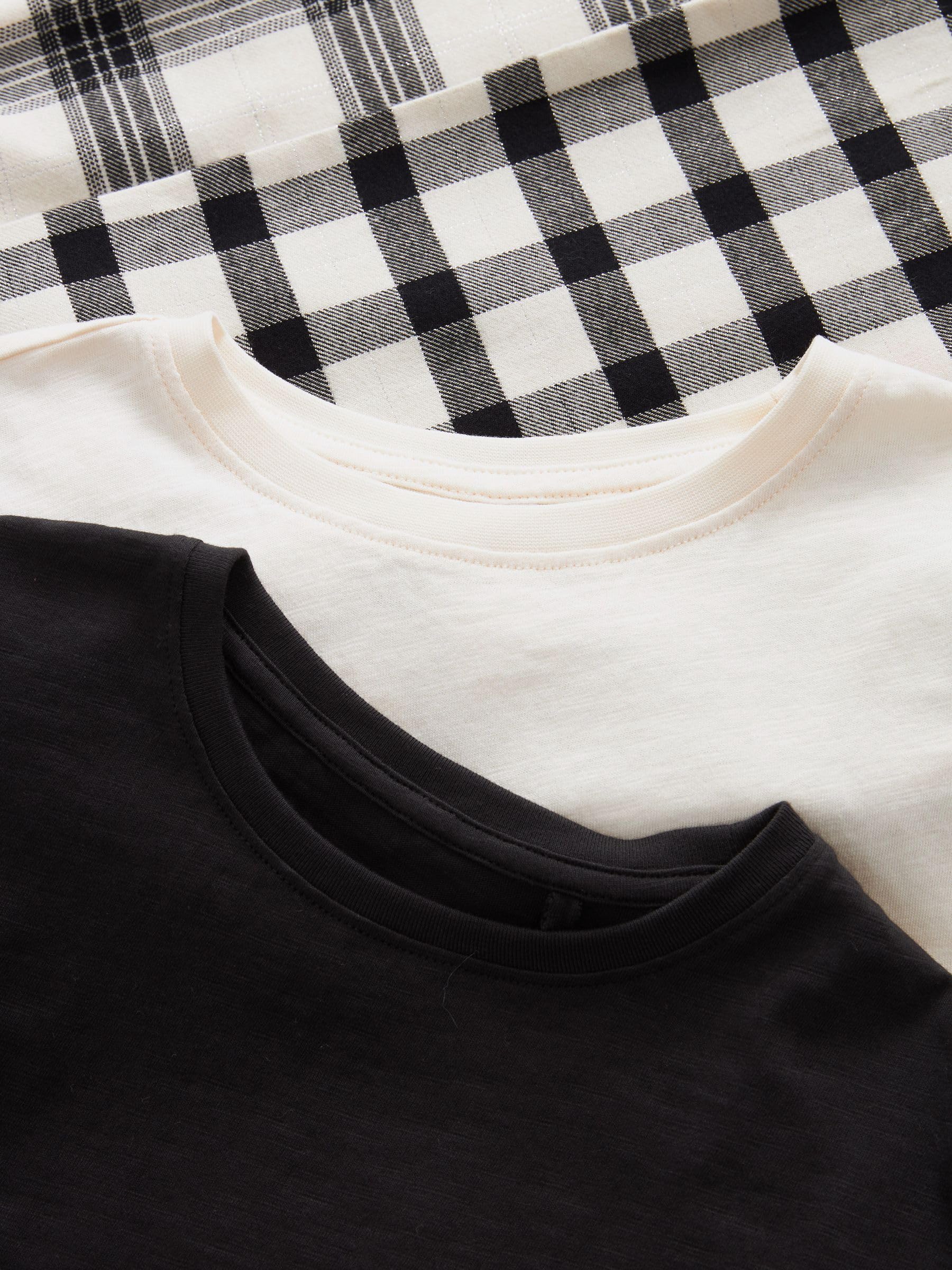 NEXT Mädchen Karierte Pyjamas aus Webstoff im 2er-Pack