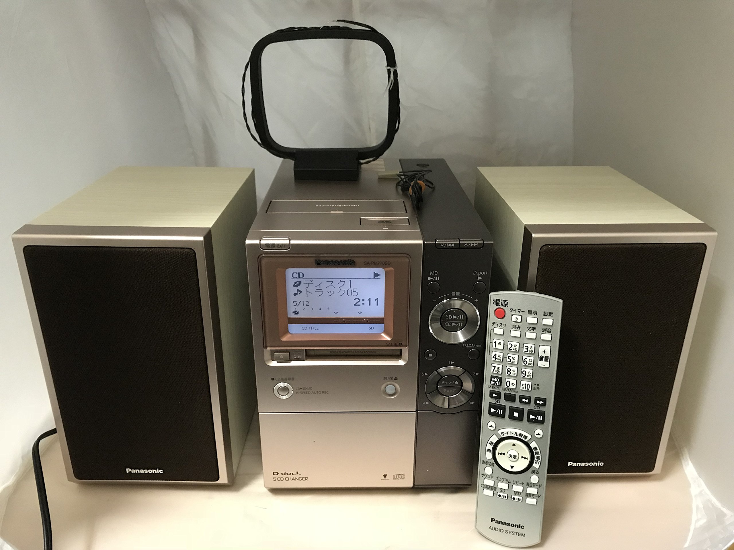 松下電器産業 SDステレオシステム(ブラウン) SC-PM770SD-T Amazon.co.jp: パナソニック SDステレオシステム ブラウン SC-PM770SD
