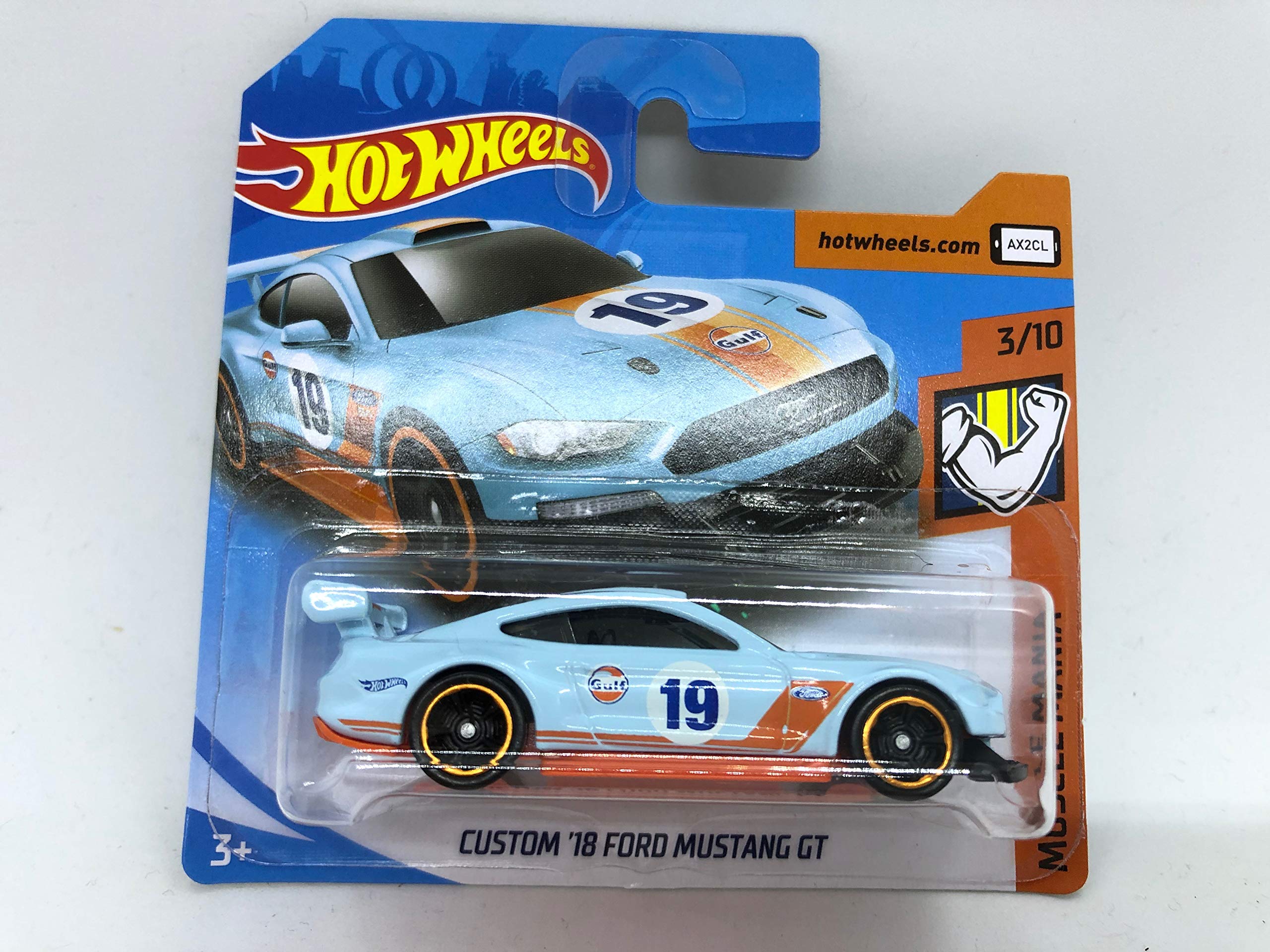 hot wheels custom 18 ford mustang gt