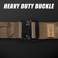 Vista 6 de Cinturón táctico con hebilla Cinturón Molle Cinturón de seguridad con bolsa Cinturón de batalla resistente con bolsa premium