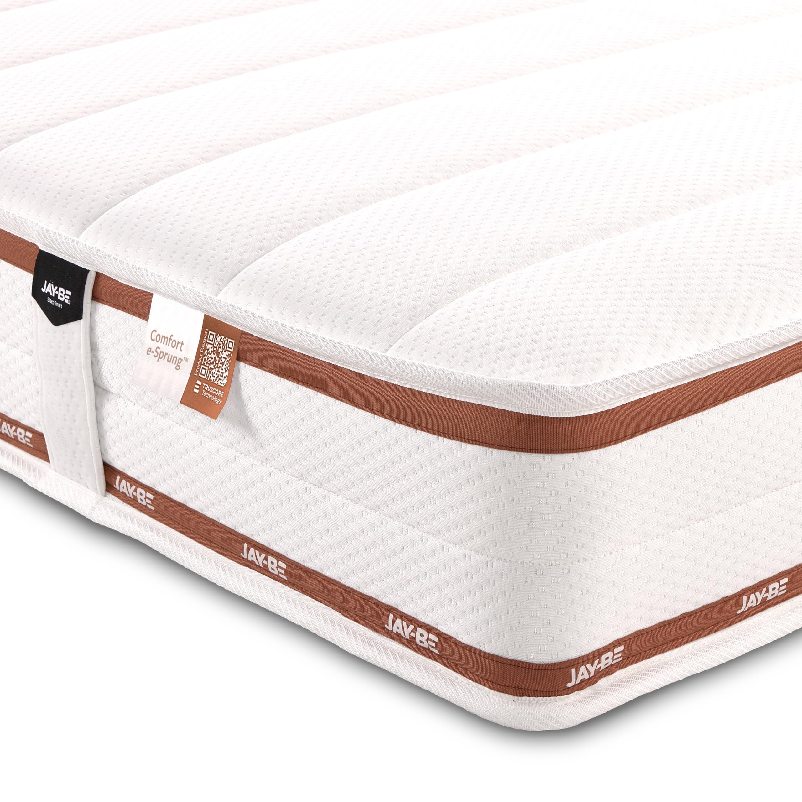 Jay-Be Ryze Deep Quilted Sprung Mattress Sml Dble