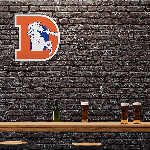 Miniatura 2 de Rico Industries Banderín de fútbol americano de la NFL con corte retro, decoración del hogar y la sala de estar, fieltro suave EZ para colgar