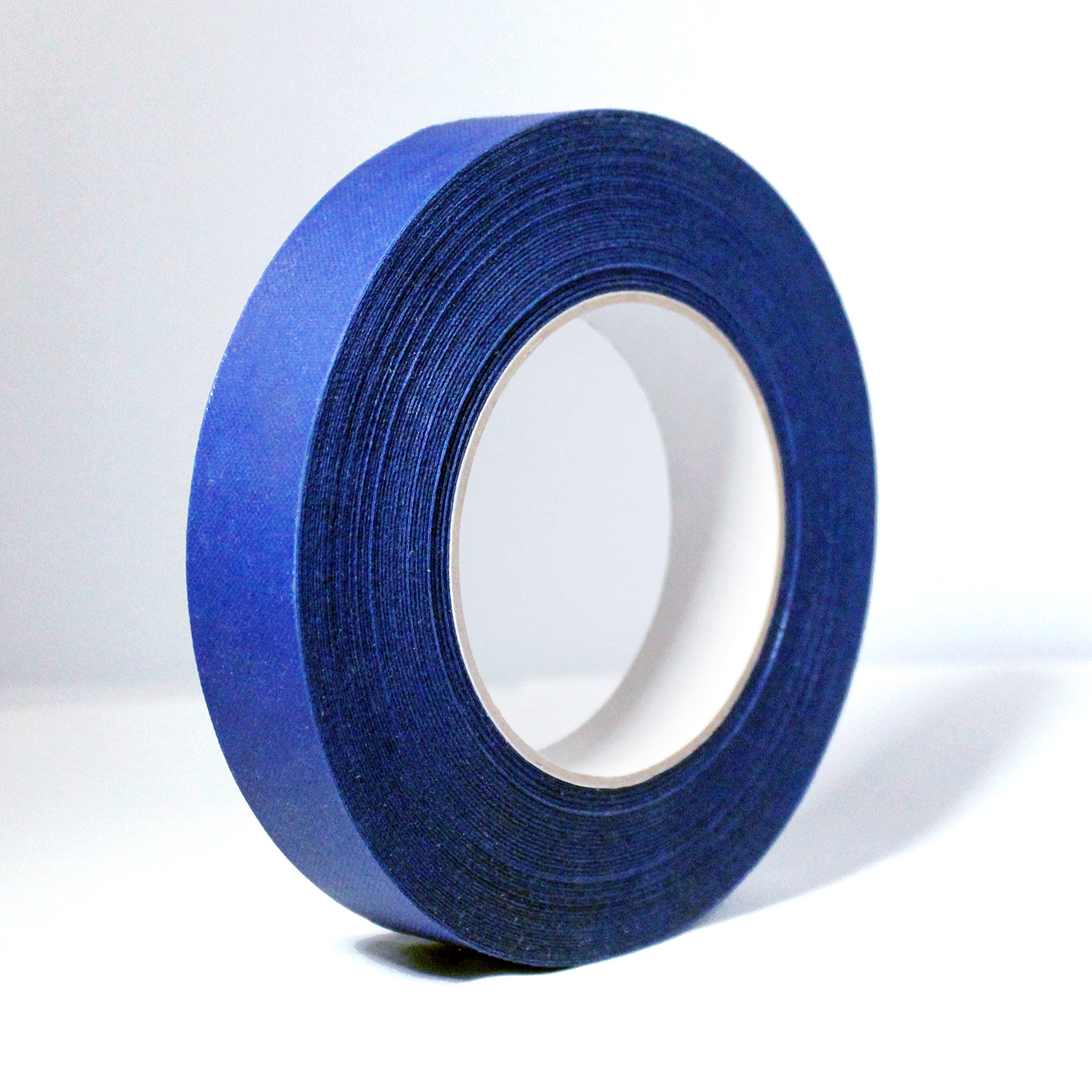 Hovat Linson, Embossed self-Adhesive, Paper Tape (Box of 3) 50mm x 50m, Blue (Sapphire)