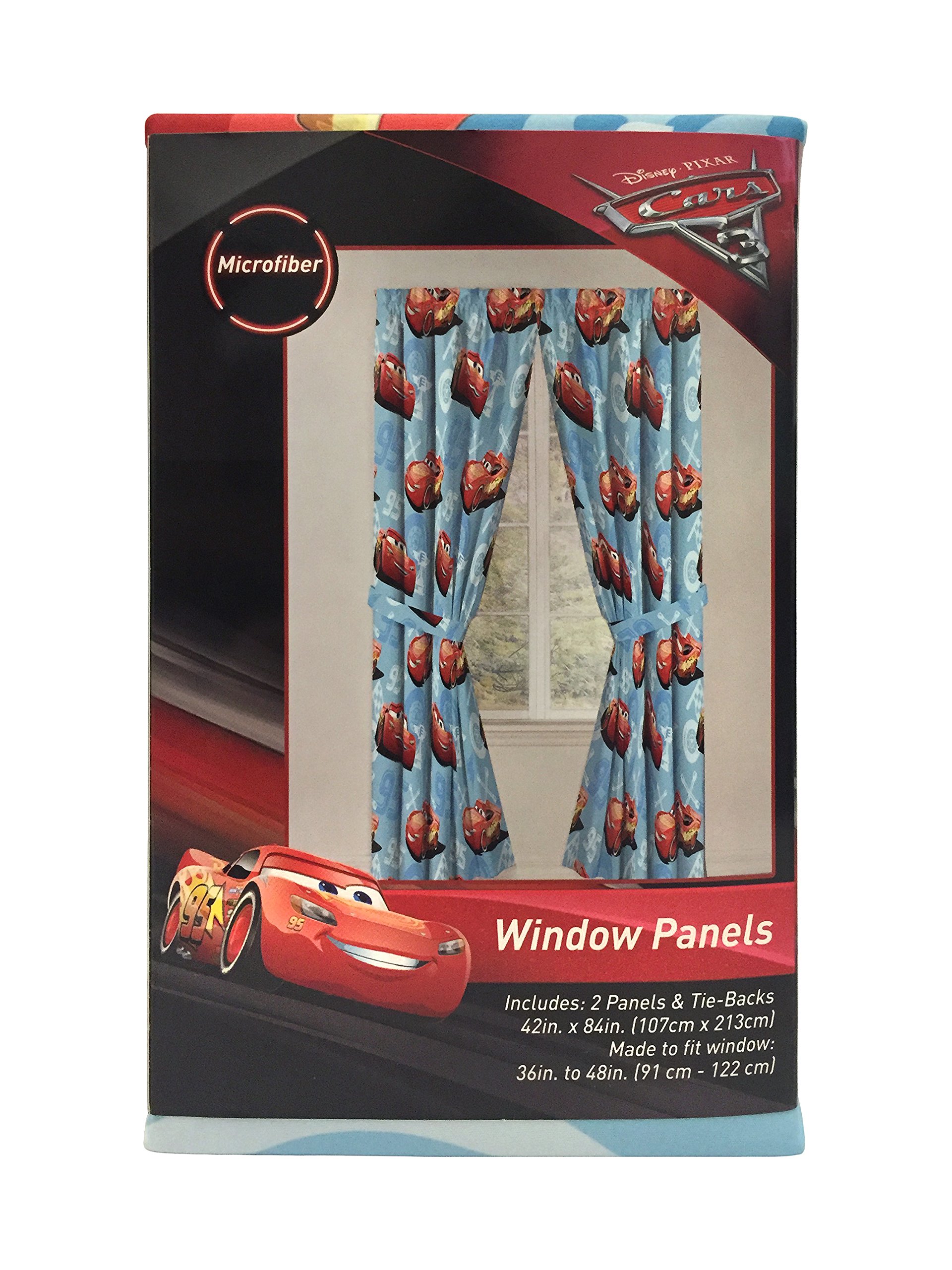 Jay Franco Disney Pixar Cars Velocity 84" Decorative Curtain/Drapes 4