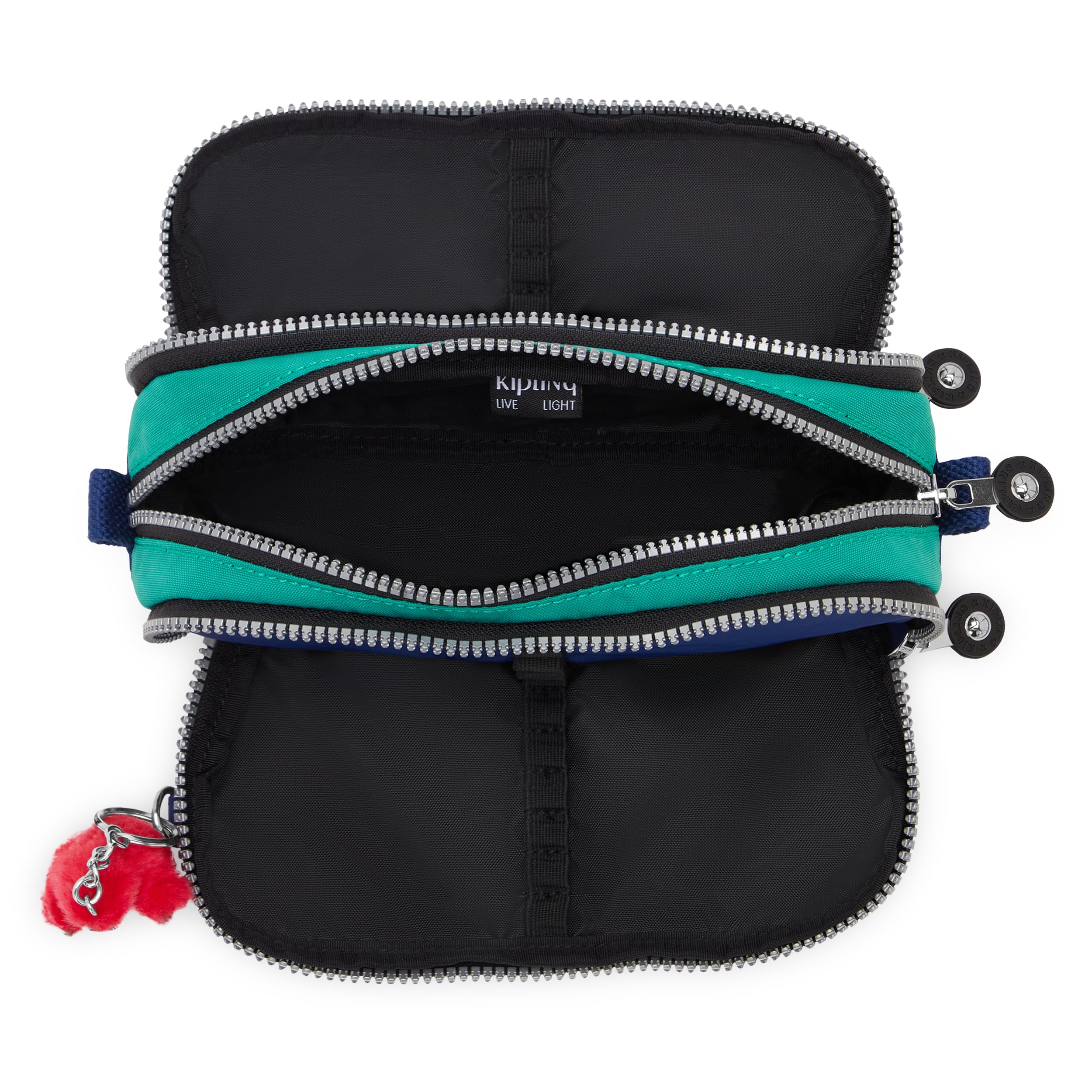 Kipling Gitroy Mochila, Mochila para Laptop Ligera con Compartimentos Múltiples, Cierre de Cremallera Seguro & Correas Cómodas, Mochila Diaria para Escuela & Viaje - Escape Blue Bl
