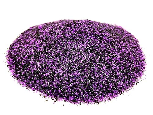 Sprinkle Me This Witch's Dust Lija Azúcar  Bolsa de pie resellable de 4 onzas  Azúcar lijado morado y negro  Cobertura de azúcar temática de